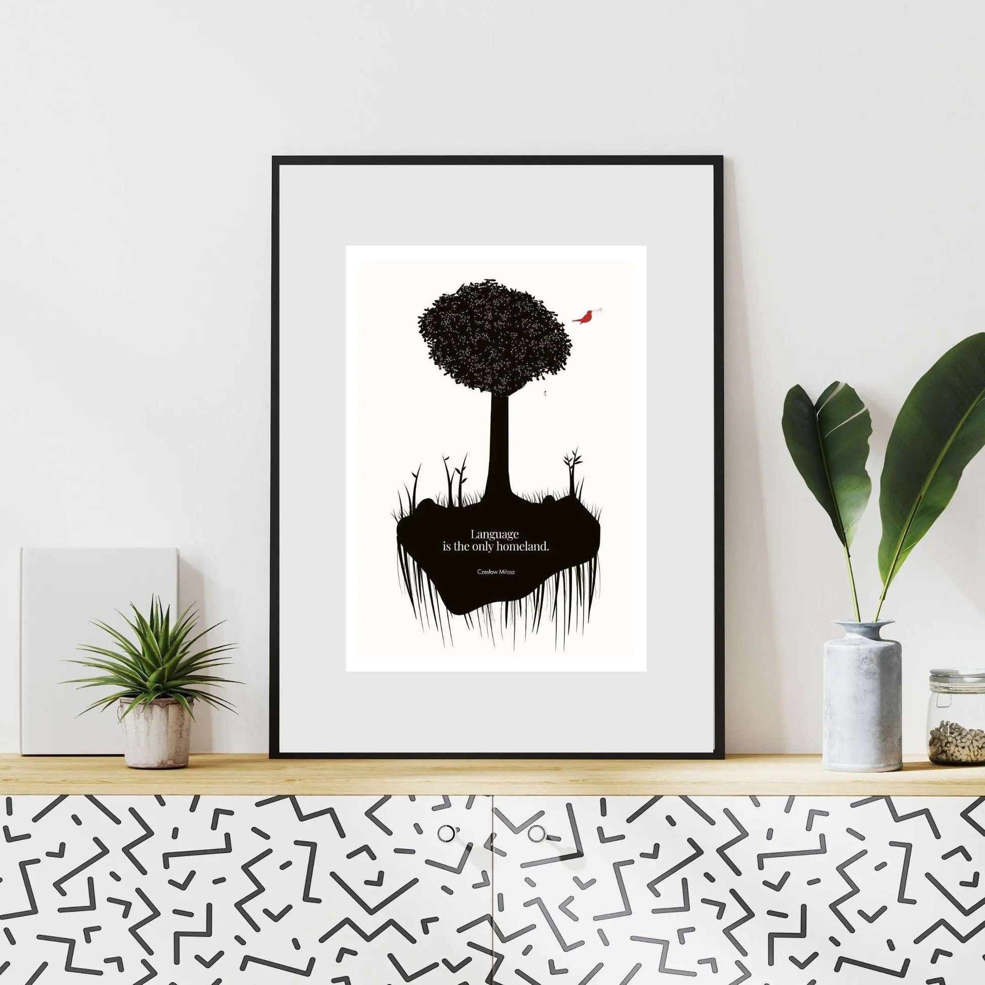 Czesław Miłosz quote | Modern Wall Art - INK & FRAME STUDIO