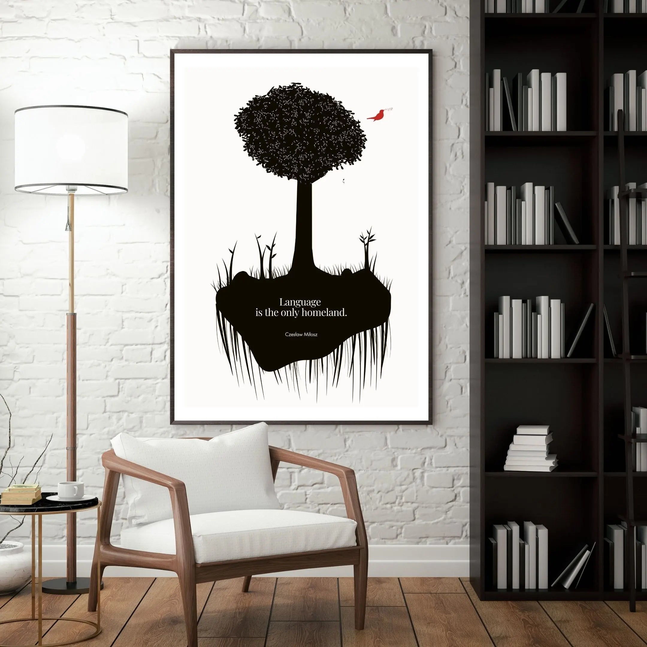 Czesław Miłosz quote | Modern Wall Art - INK & FRAME STUDIO