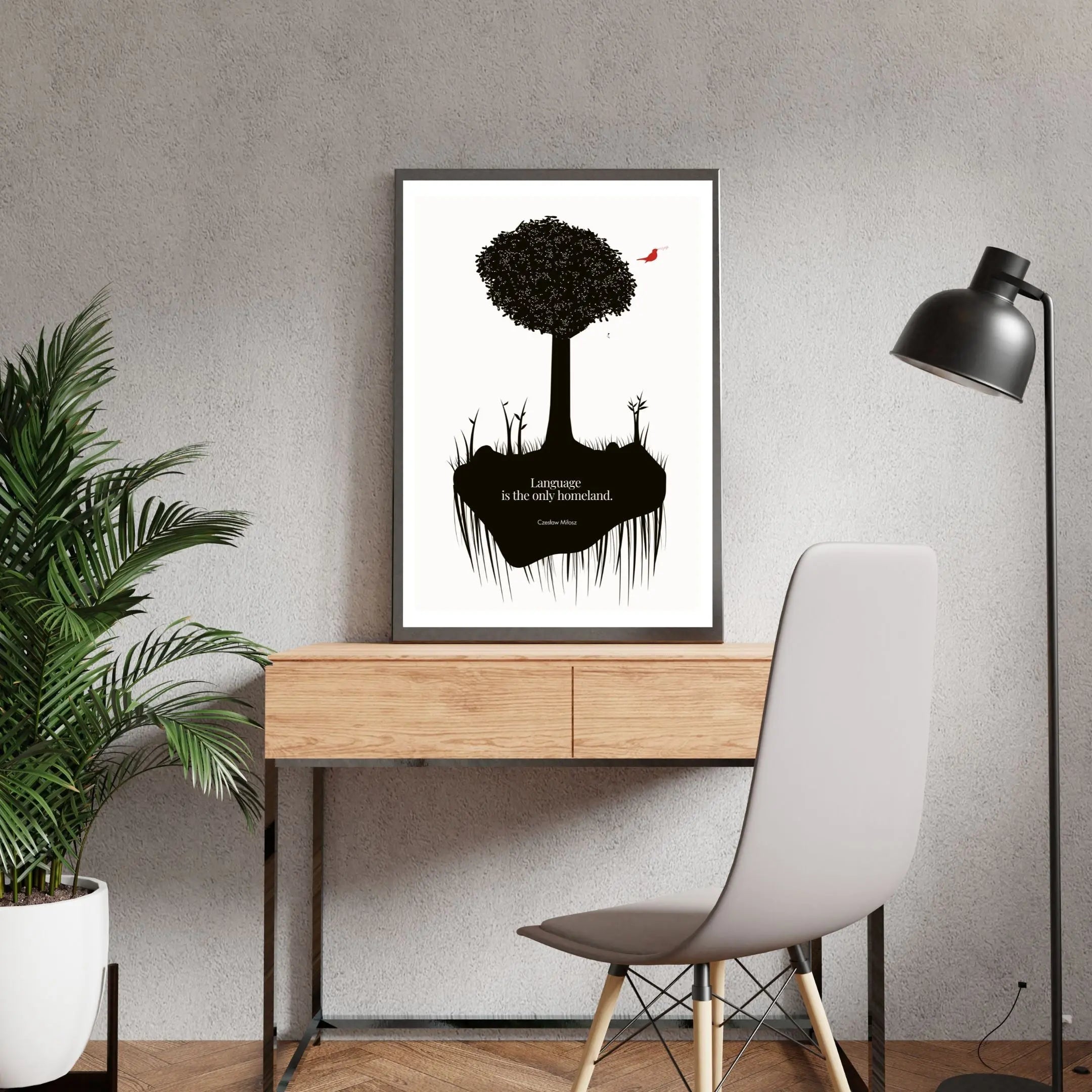 Czesław Miłosz quote | Modern Wall Art - INK & FRAME STUDIO