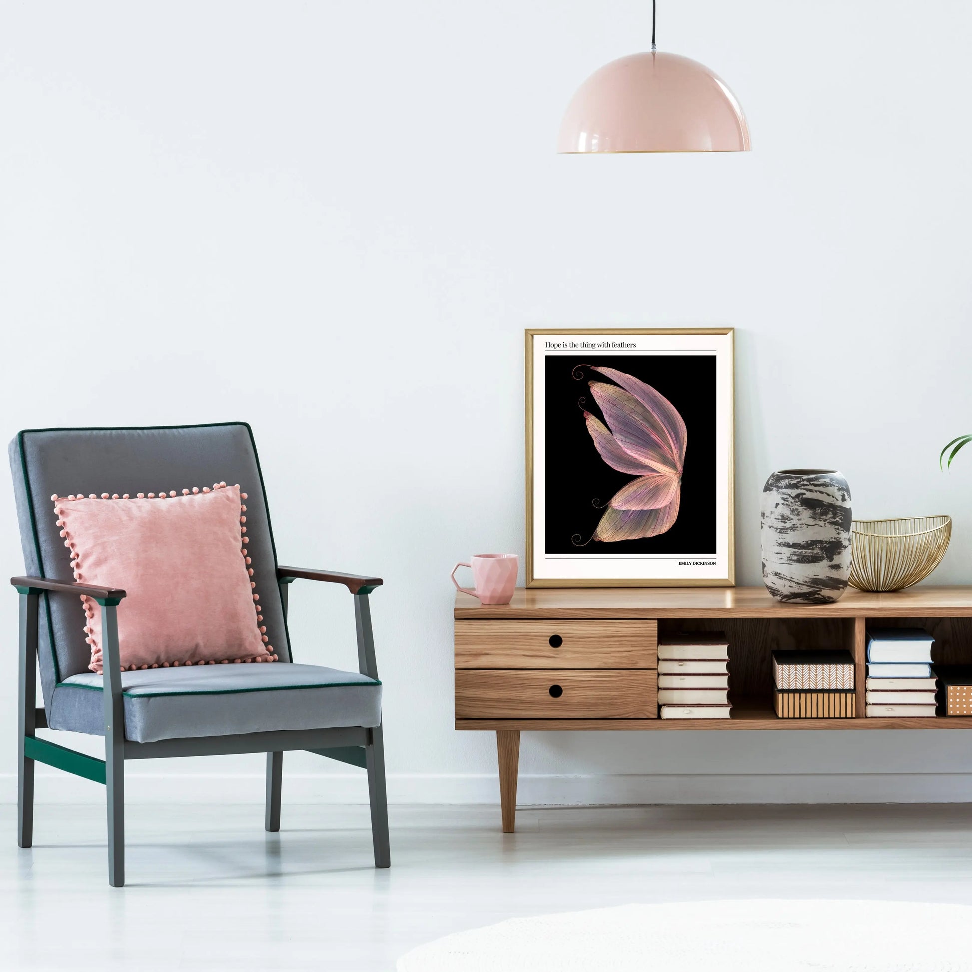 Emily Dickinson Quote Poster  Print Material INK & FRAME STUDIO