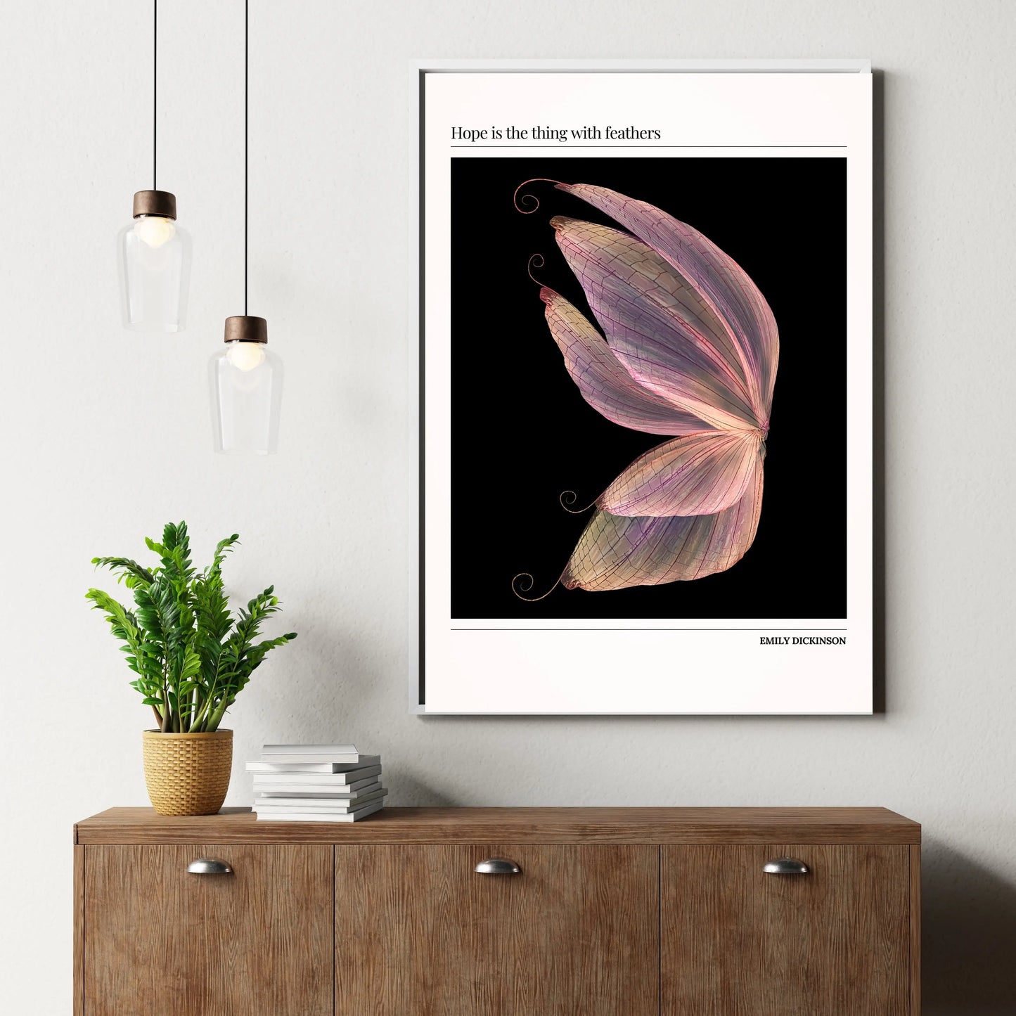 Emily Dickinson Quote Poster  Print Material INK & FRAME STUDIO