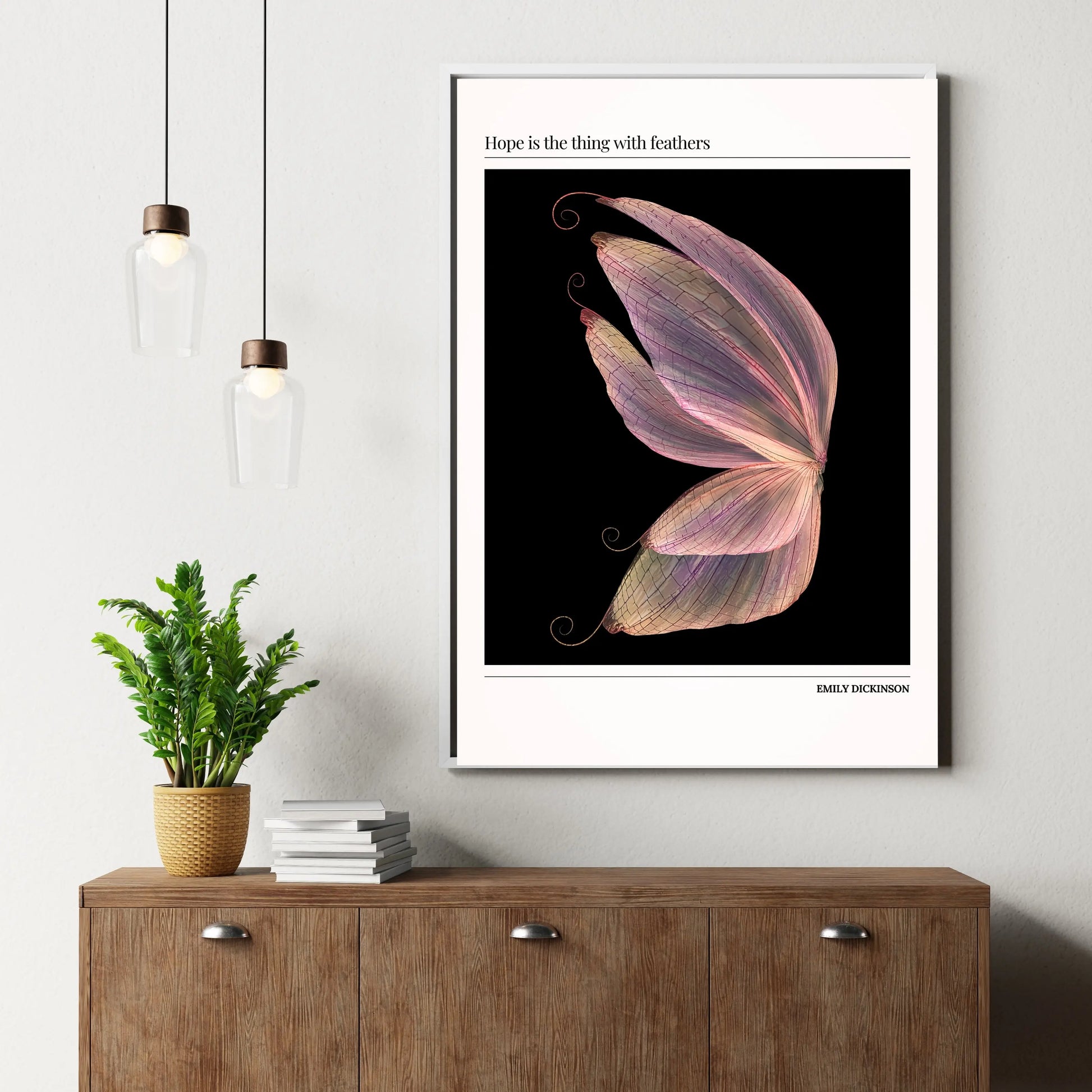 Emily Dickinson Quote Poster  Print Material INK & FRAME STUDIO