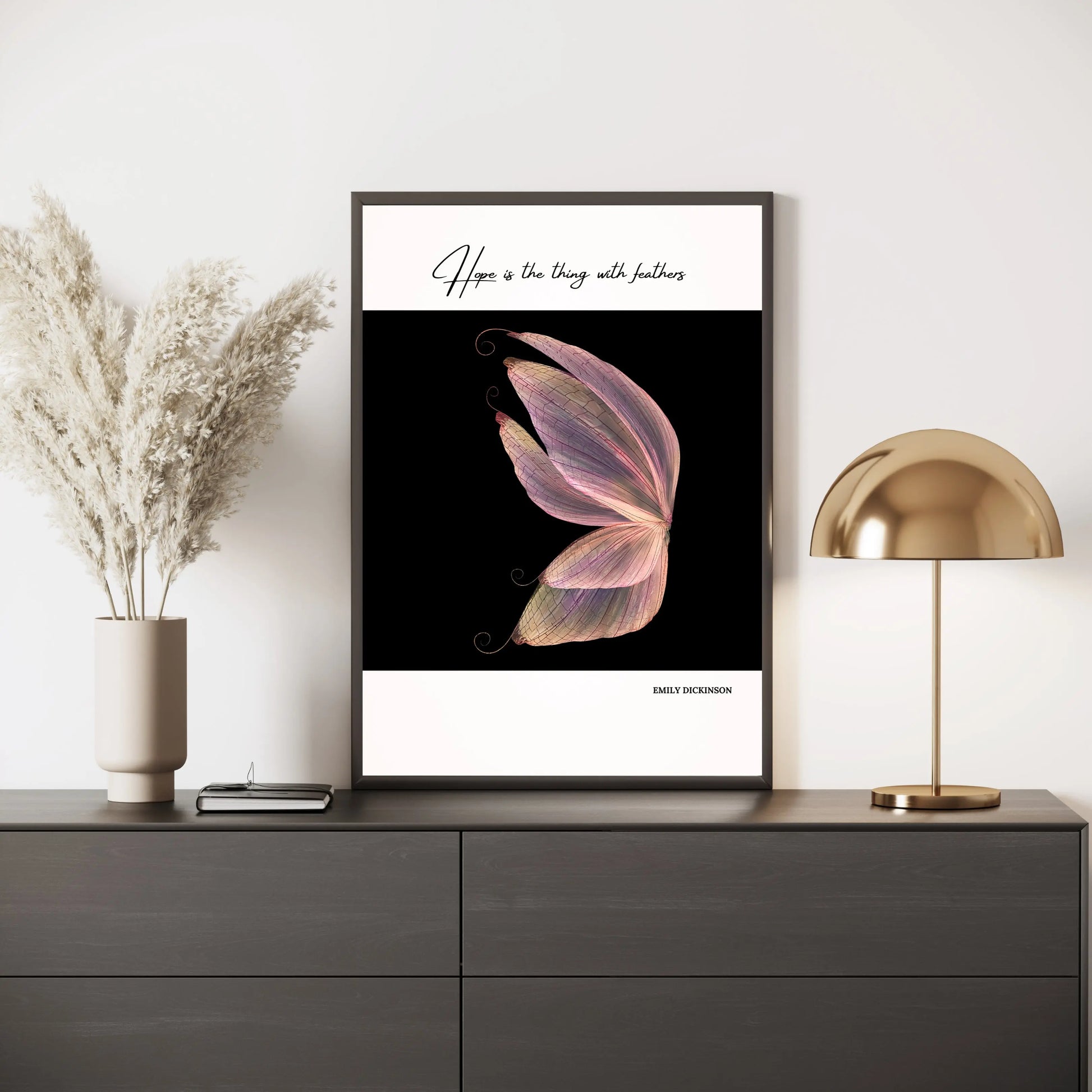 Emily Dickinson Quote Poster  Print Material INK & FRAME STUDIO