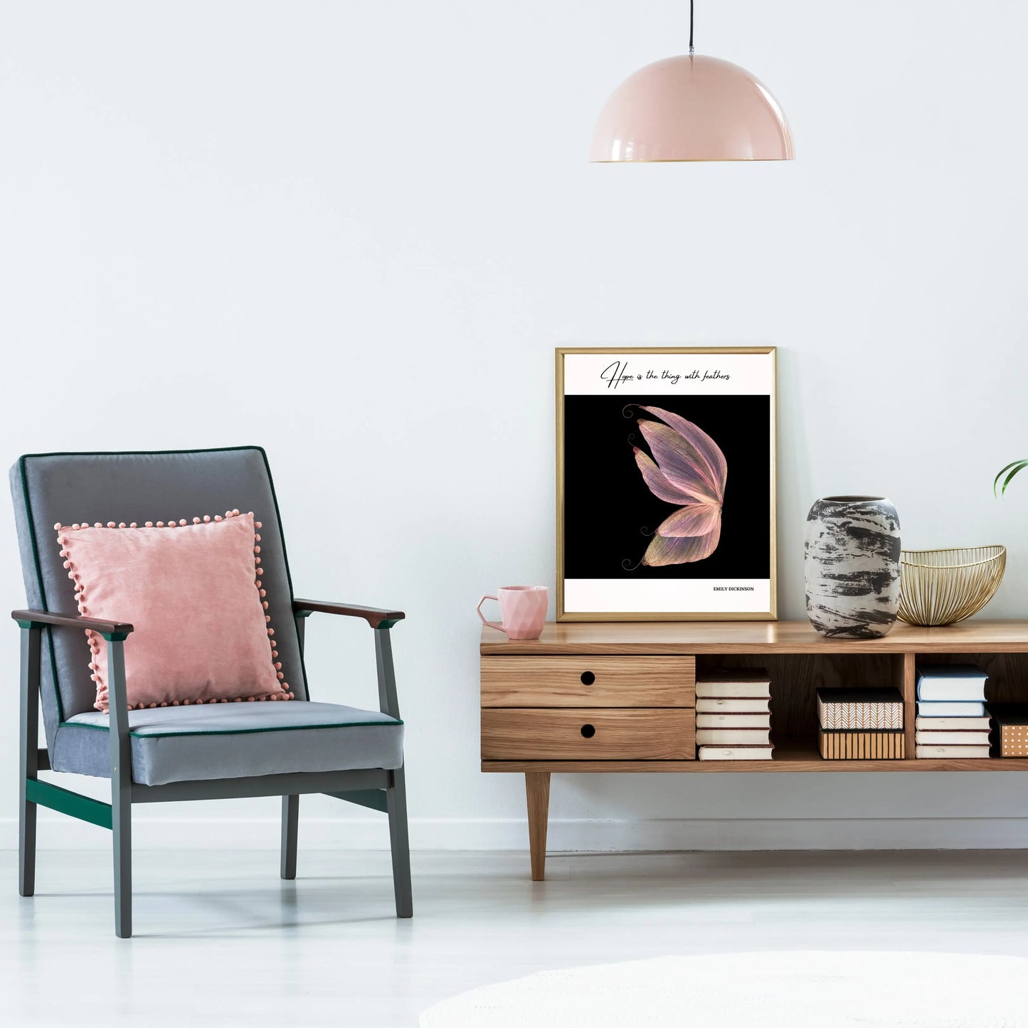 Emily Dickinson Quote Poster  Print Material INK & FRAME STUDIO