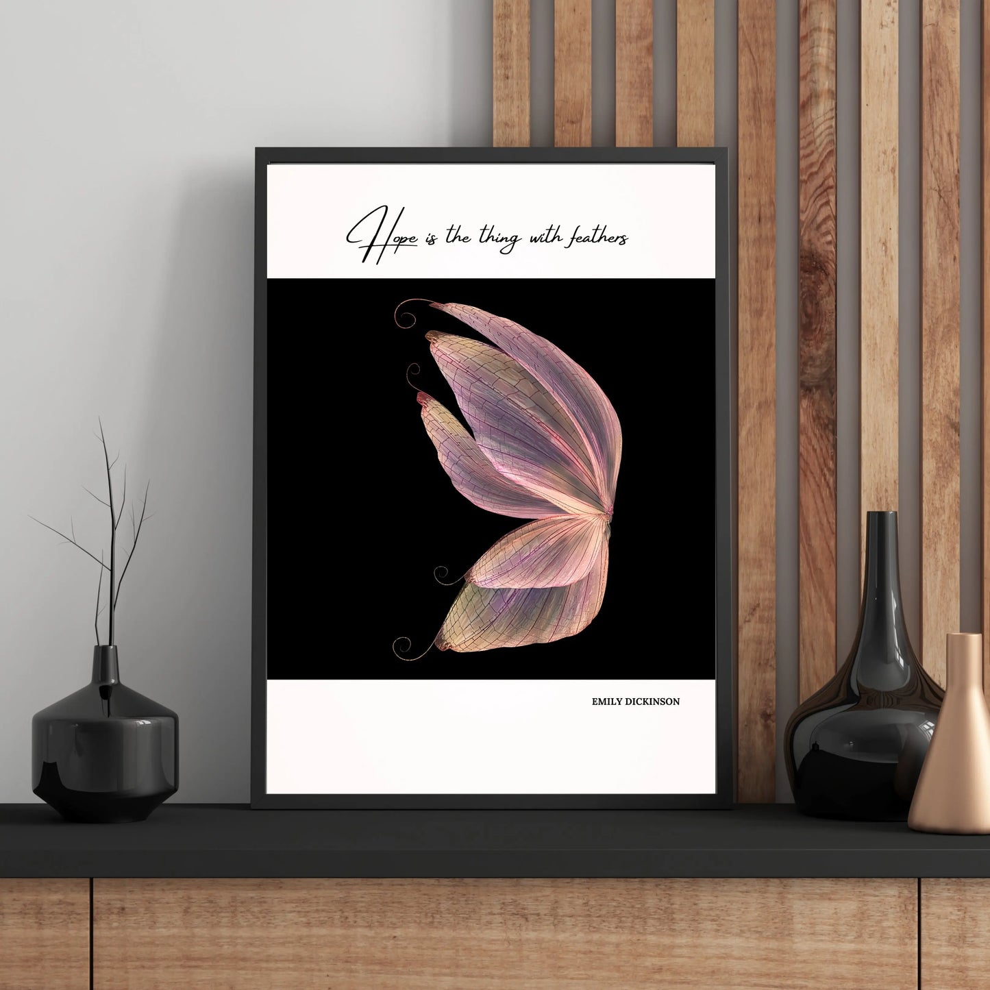 Emily Dickinson Quote Poster  Print Material INK & FRAME STUDIO