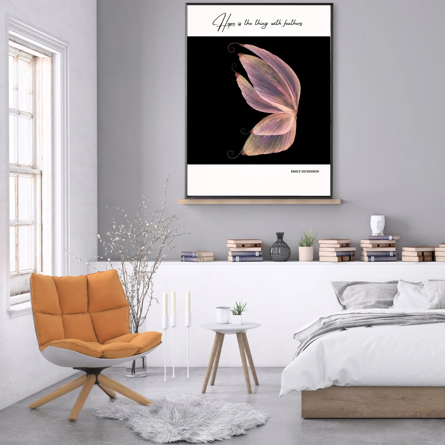 Emily Dickinson Quote Poster  Print Material INK & FRAME STUDIO