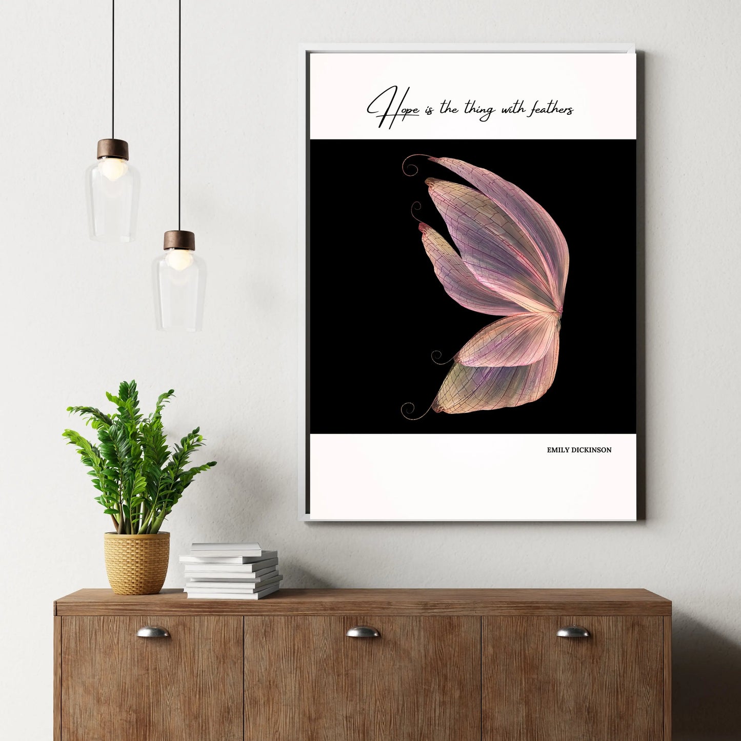 Emily Dickinson Quote Poster  Print Material INK & FRAME STUDIO