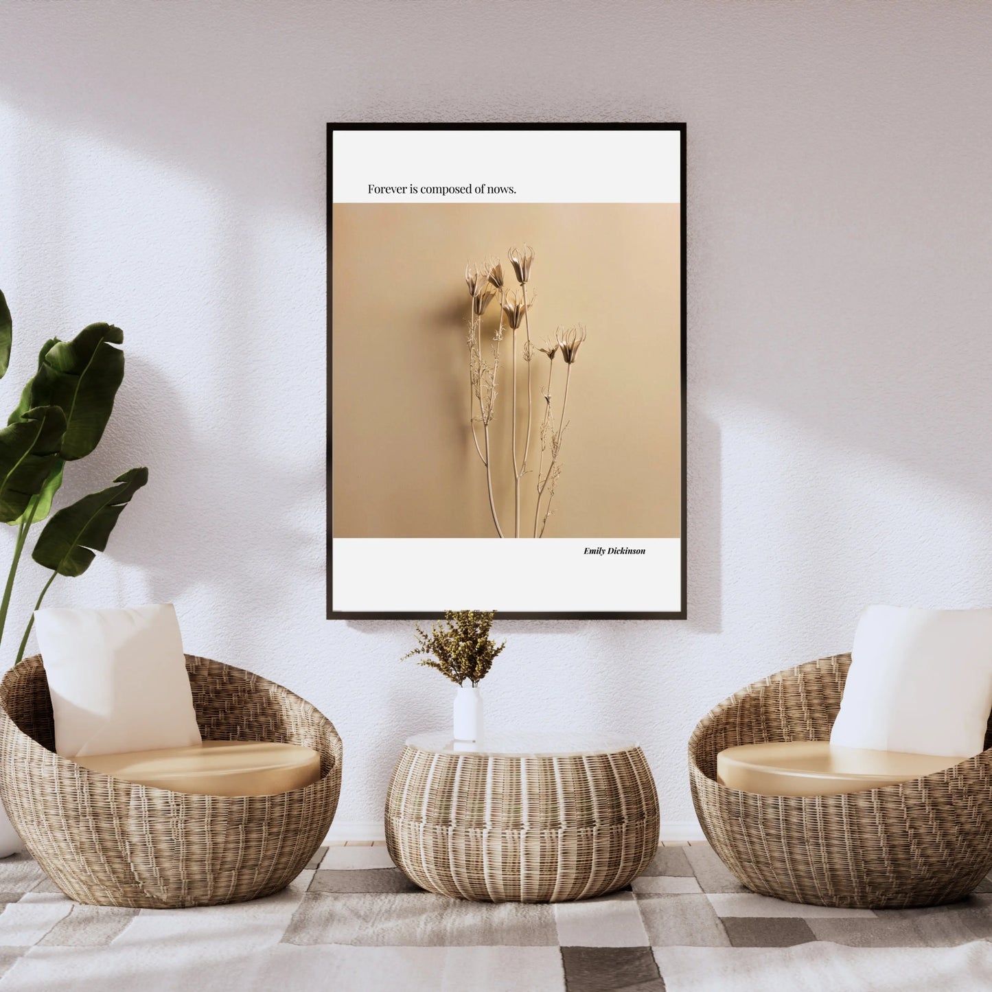 Emily Dickinson Quote Poster  Print Material INK & FRAME STUDIO