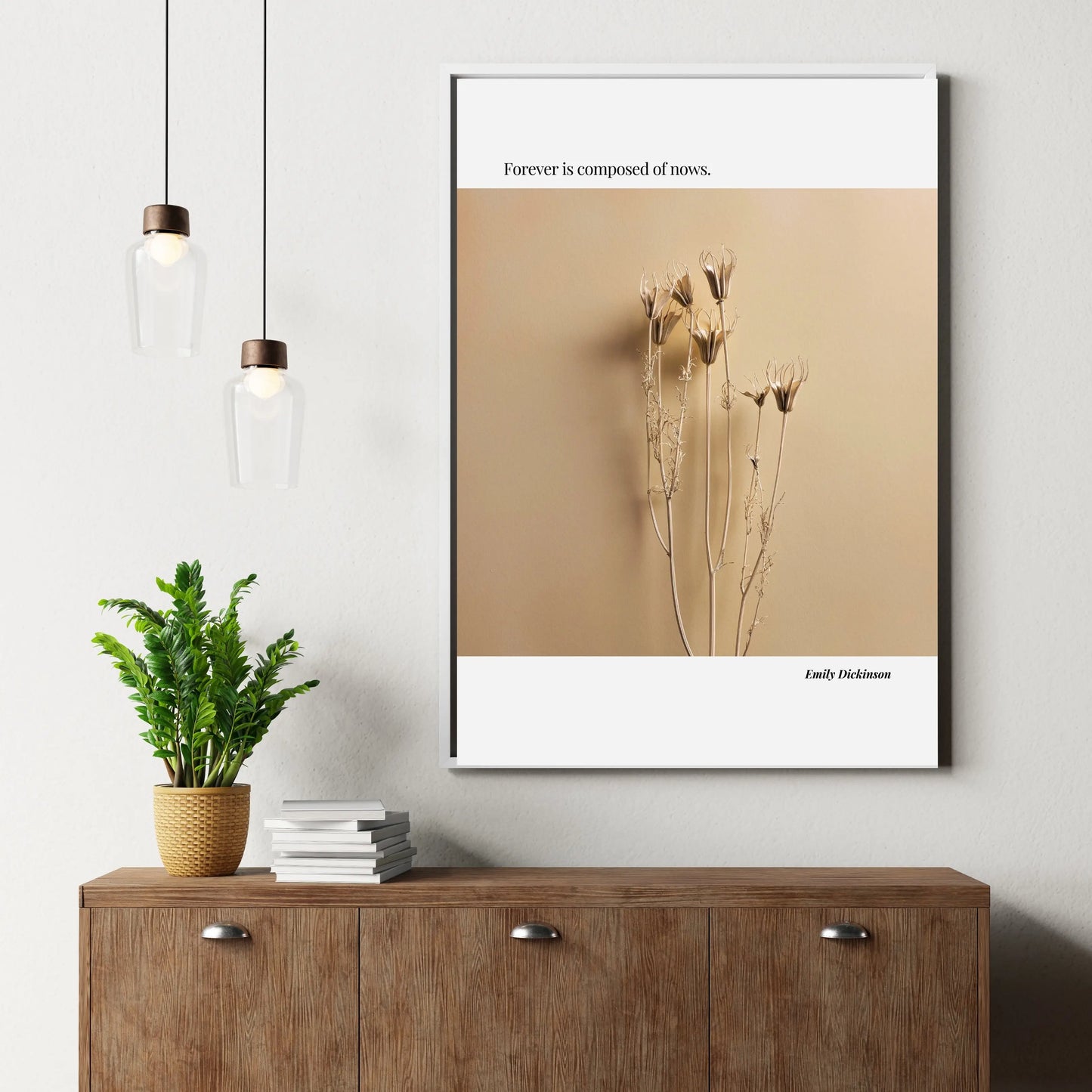 Emily Dickinson Quote Poster  Print Material INK & FRAME STUDIO