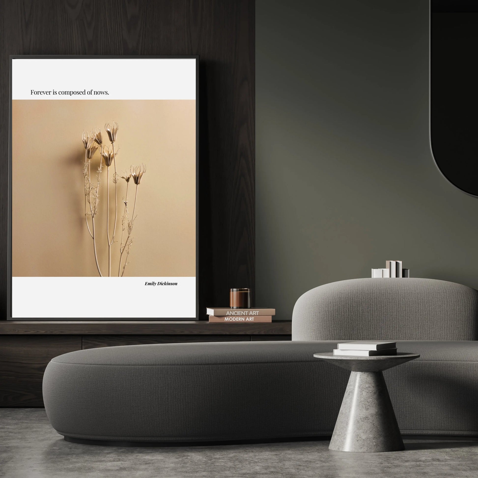 Emily Dickinson Quote Poster  Print Material INK & FRAME STUDIO