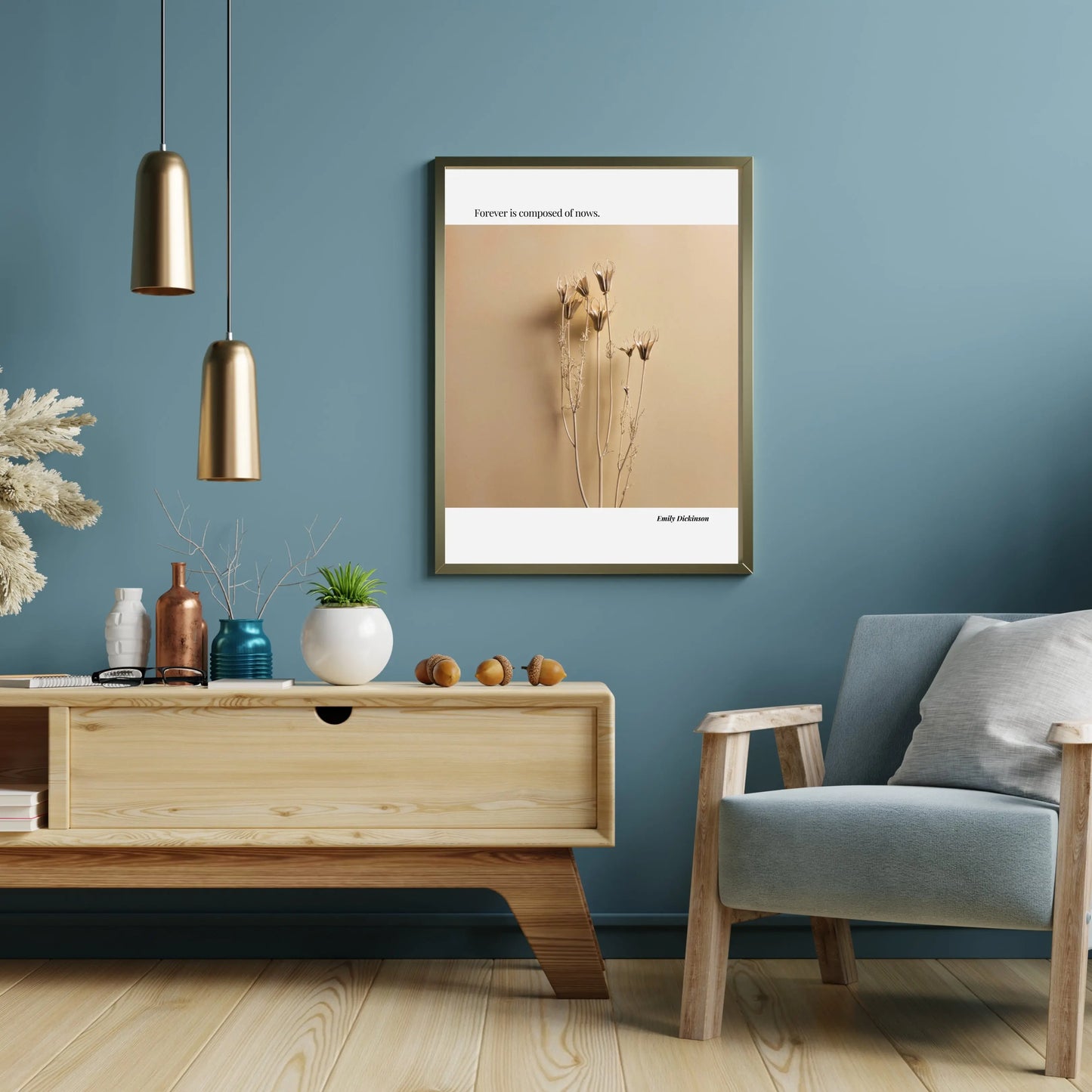 Emily Dickinson Quote Poster  Print Material INK & FRAME STUDIO