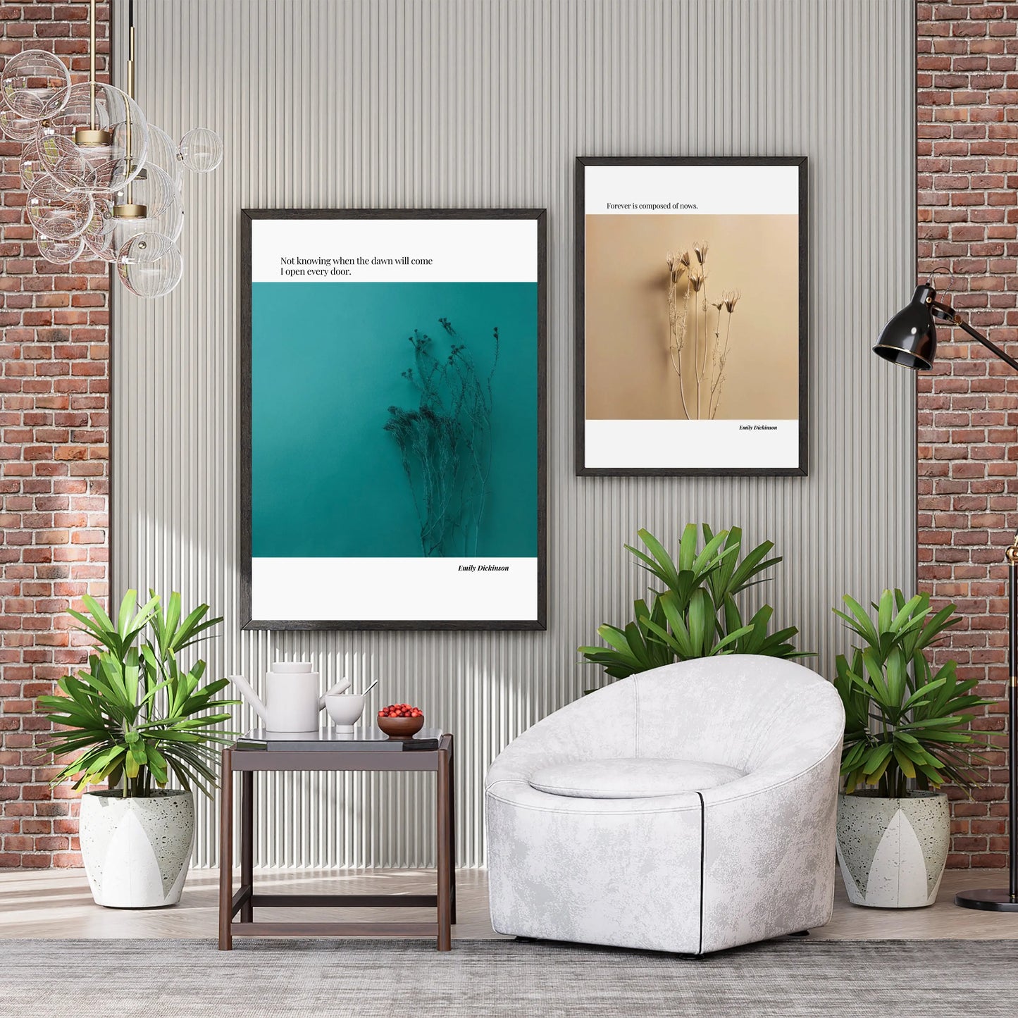 Emily Dickinson Quote Poster  Print Material INK & FRAME STUDIO