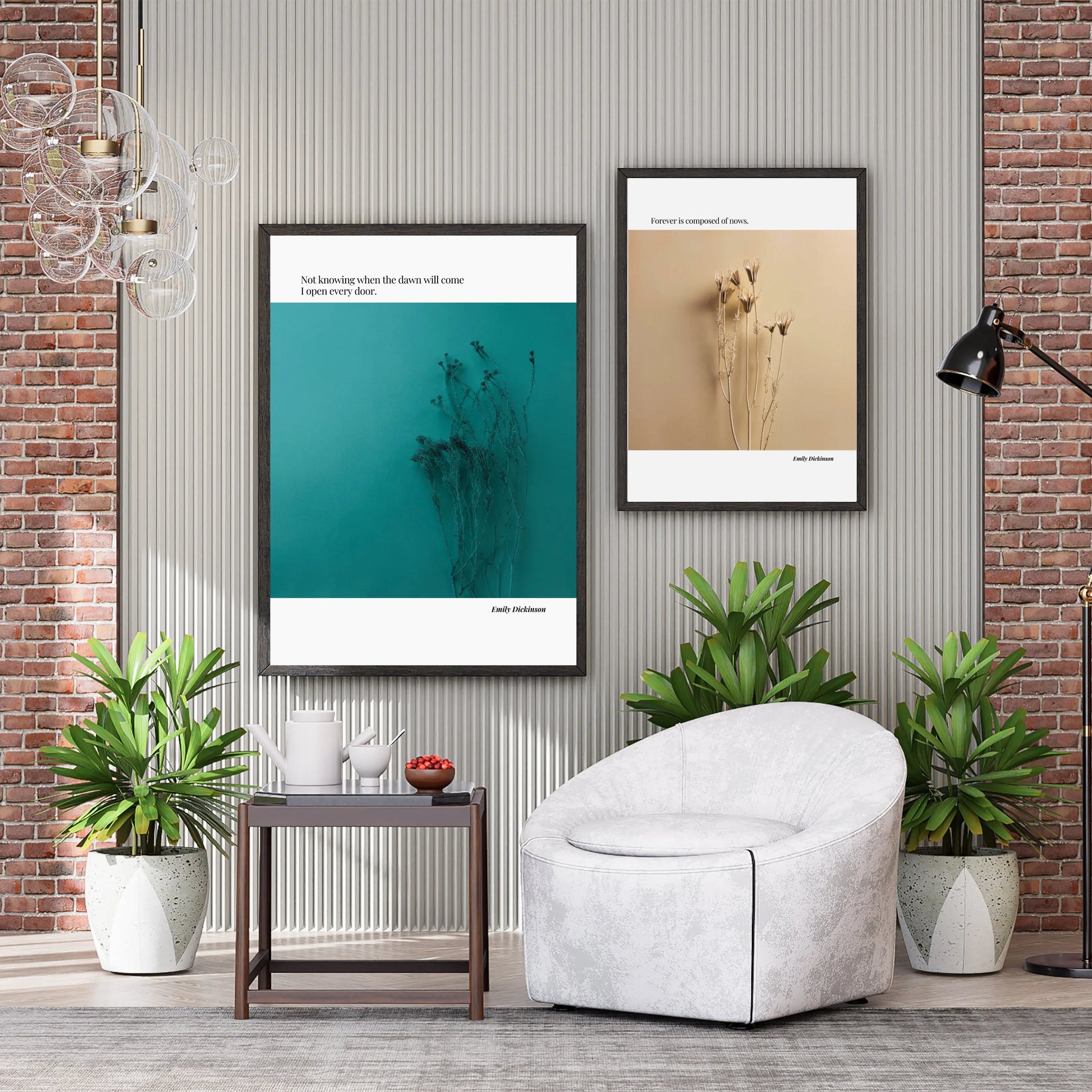 Emily Dickinson Quote Poster  Print Material INK & FRAME STUDIO