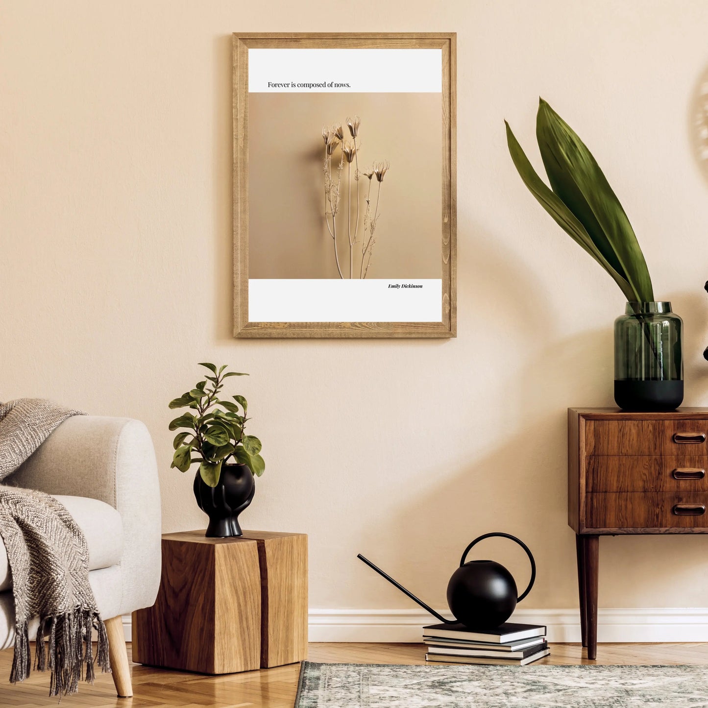 Emily Dickinson Quote Poster  Print Material INK & FRAME STUDIO