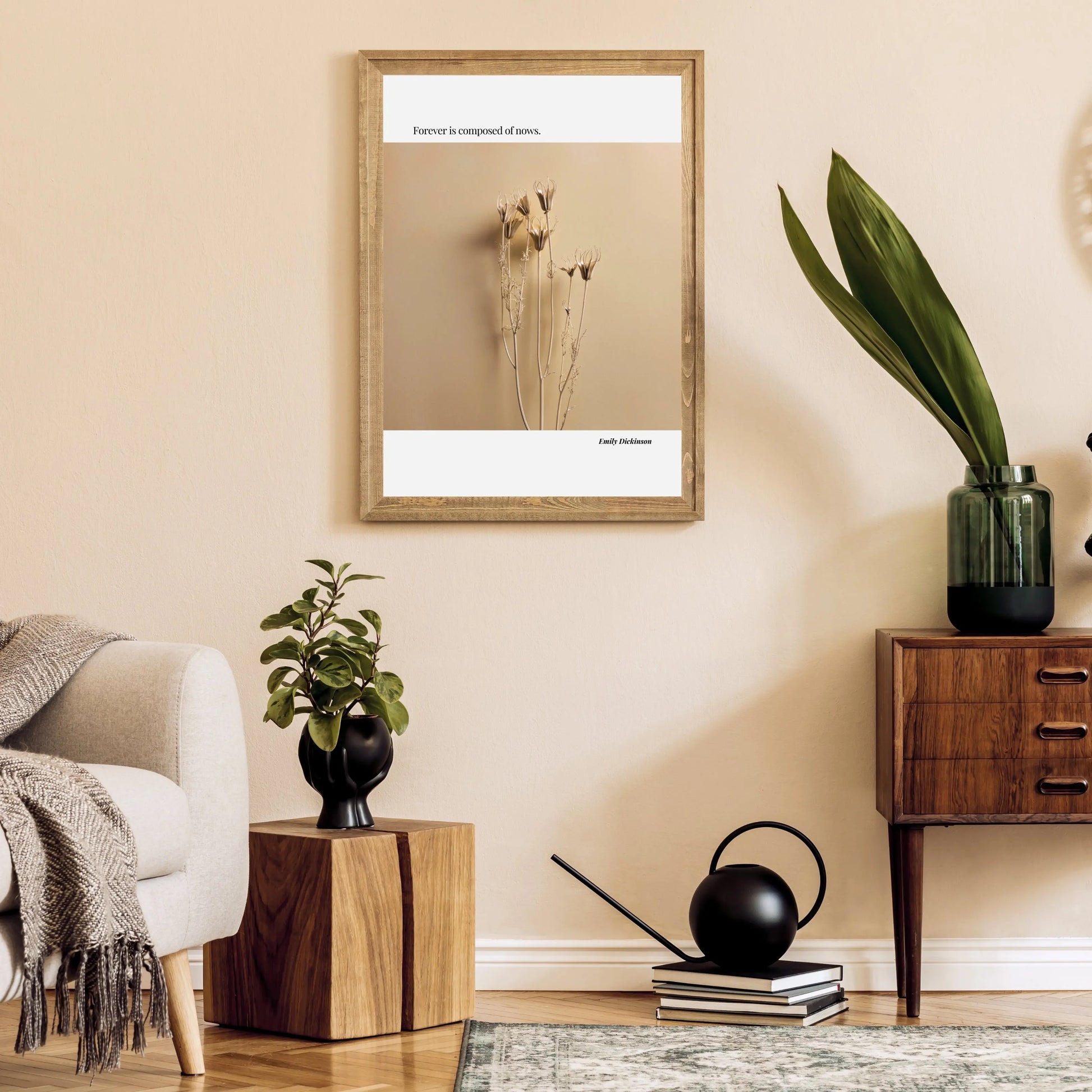 Emily Dickinson Quote Poster  Print Material INK & FRAME STUDIO