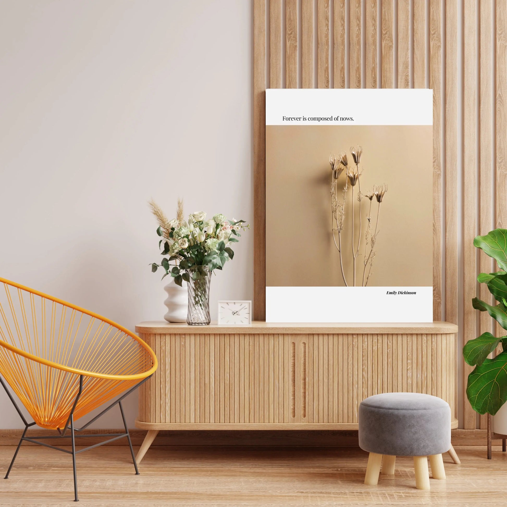 Emily Dickinson Quote Poster  Print Material INK & FRAME STUDIO