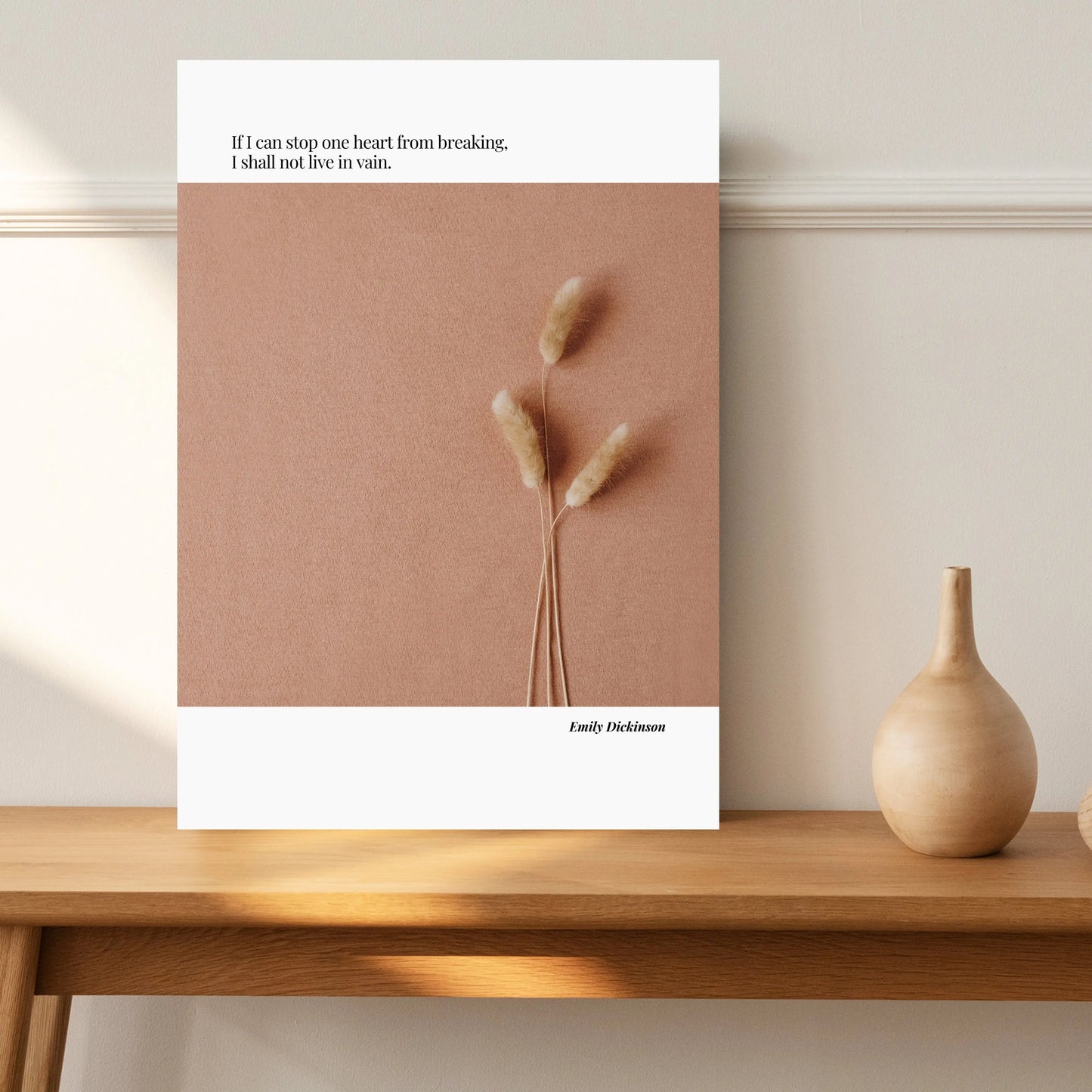 Emily Dickinson Quote Poster  Print Material INK & FRAME STUDIO