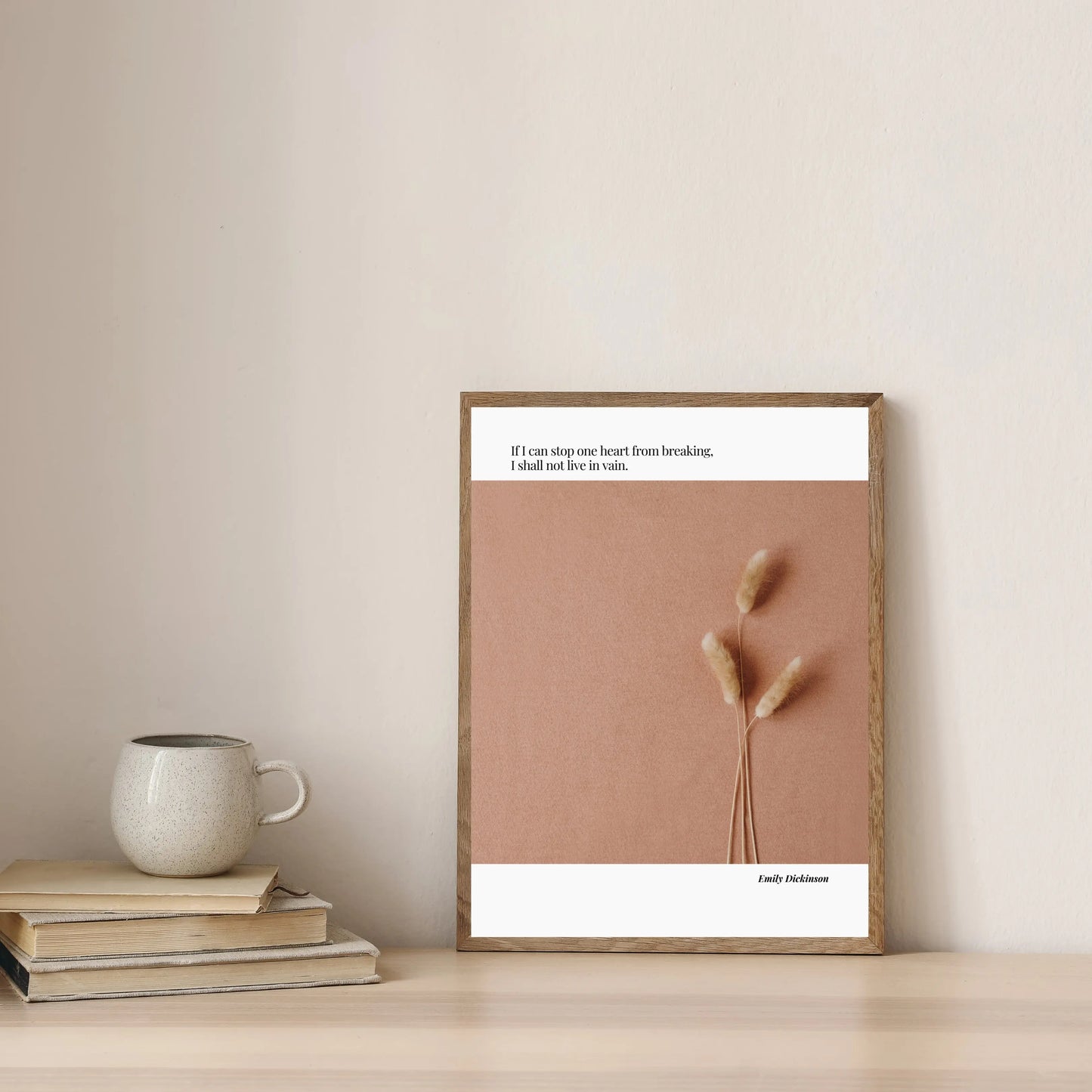 Emily Dickinson Quote Poster  Print Material INK & FRAME STUDIO