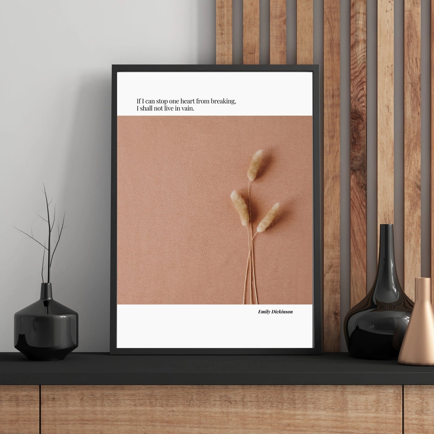 Emily Dickinson Quote Poster  Print Material INK & FRAME STUDIO