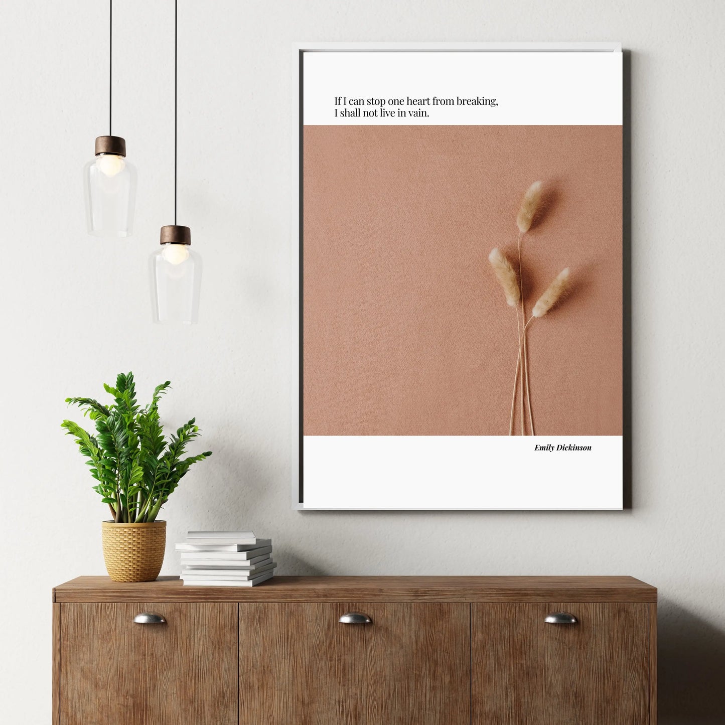 Emily Dickinson Quote Poster  Print Material INK & FRAME STUDIO