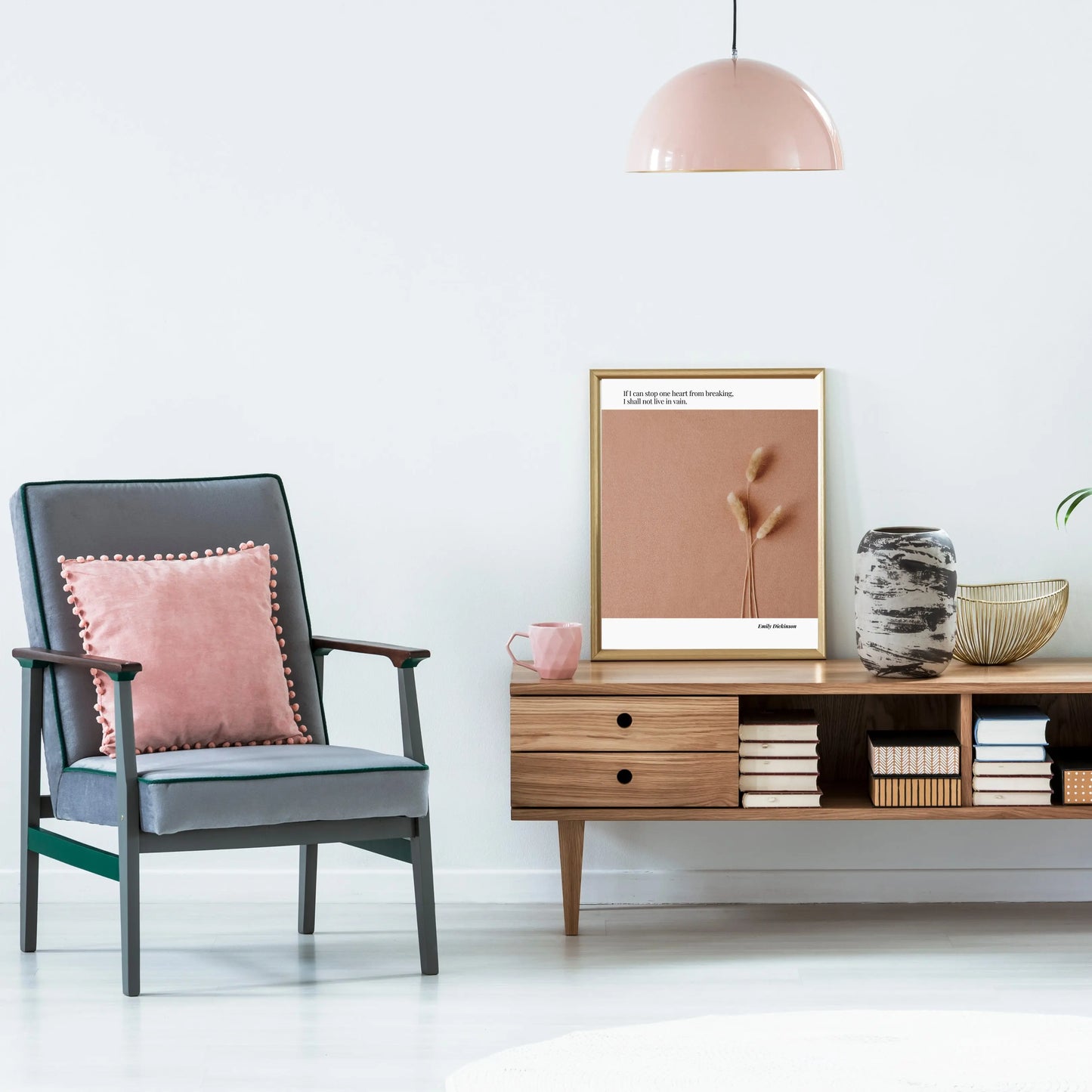 Emily Dickinson Quote Poster  Print Material INK & FRAME STUDIO