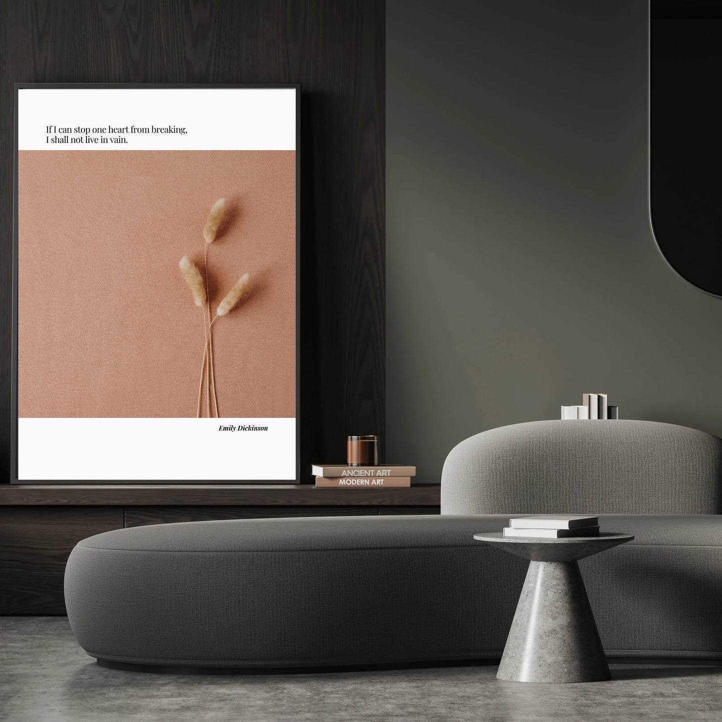 Emily Dickinson Quote Poster  Print Material INK & FRAME STUDIO