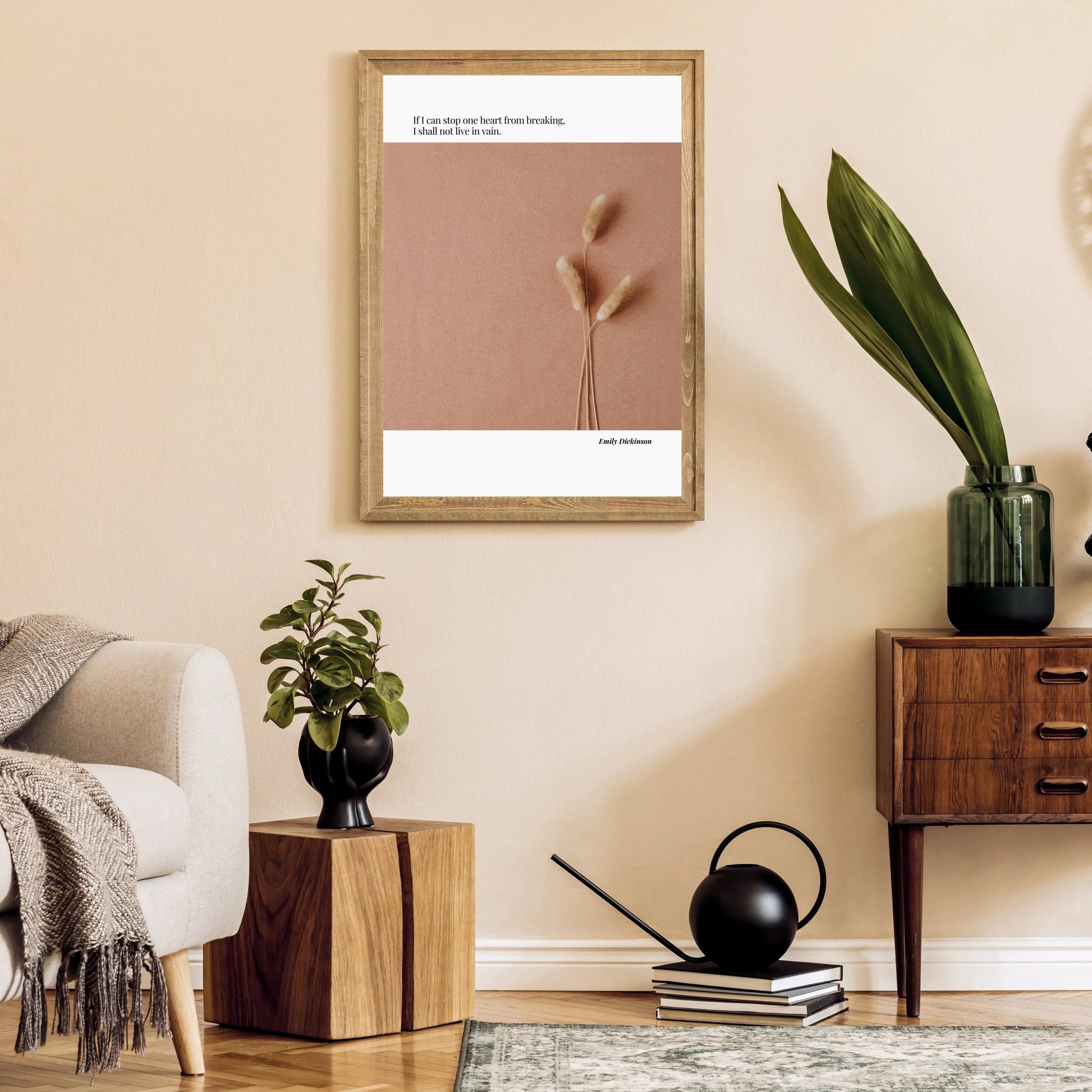 Emily Dickinson Quote Poster  Print Material INK & FRAME STUDIO