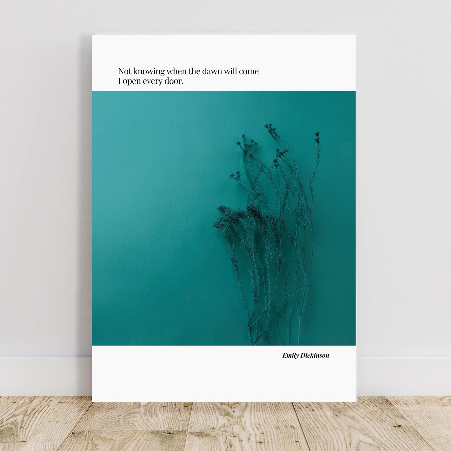 Emily Dickinson Quote Poster  Print Material INK & FRAME STUDIO