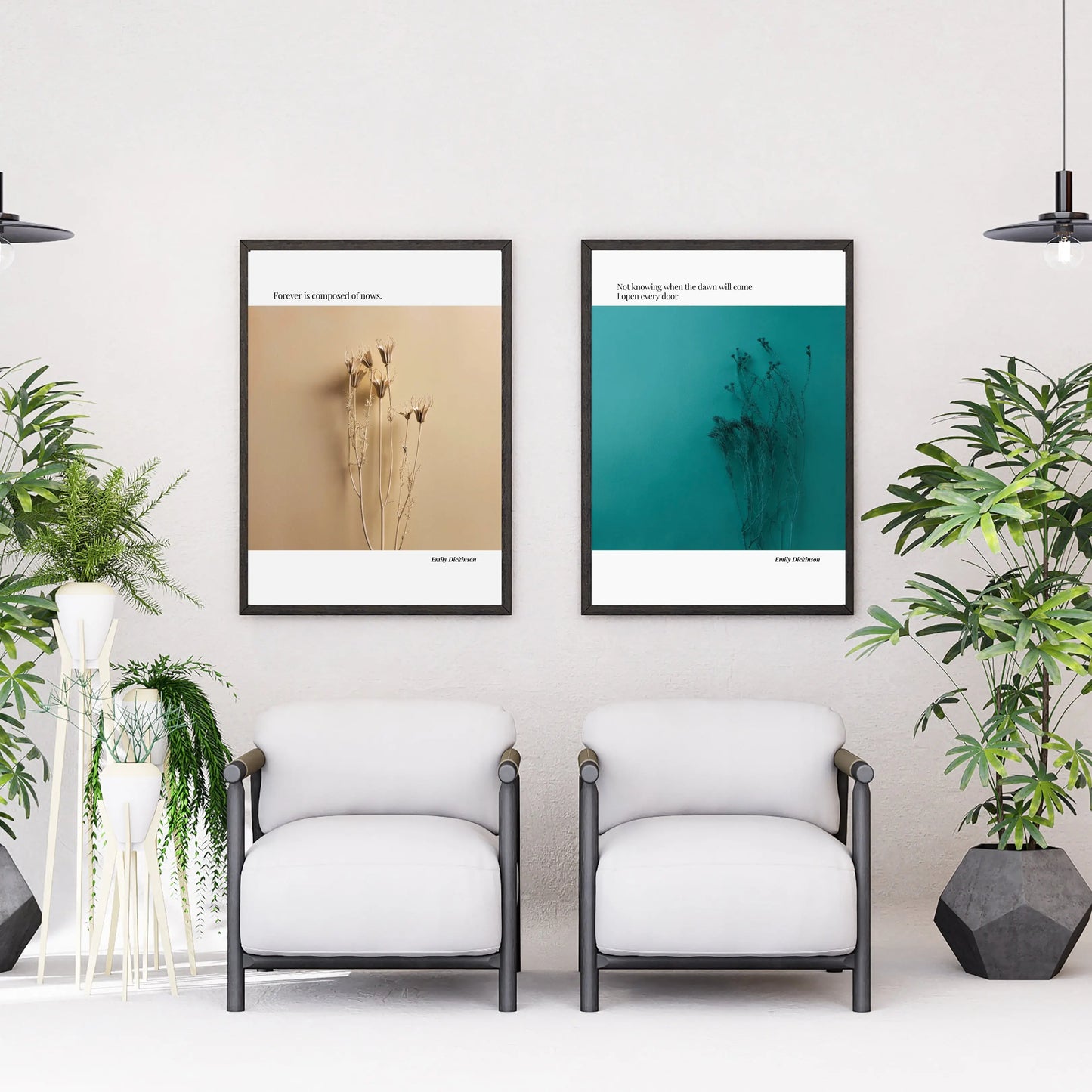 Emily Dickinson Quote Poster  Print Material INK & FRAME STUDIO