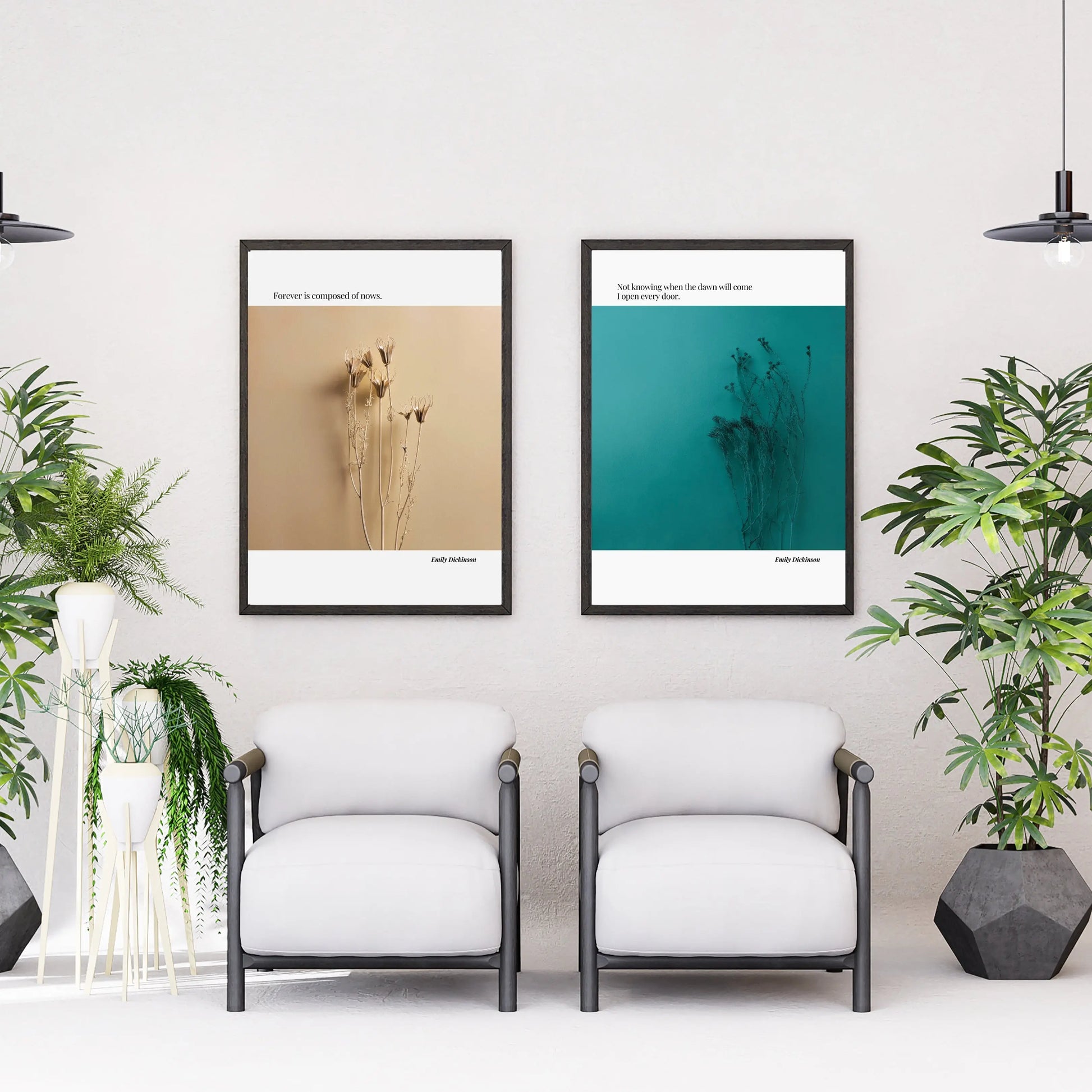 Emily Dickinson Quote Poster  Print Material INK & FRAME STUDIO