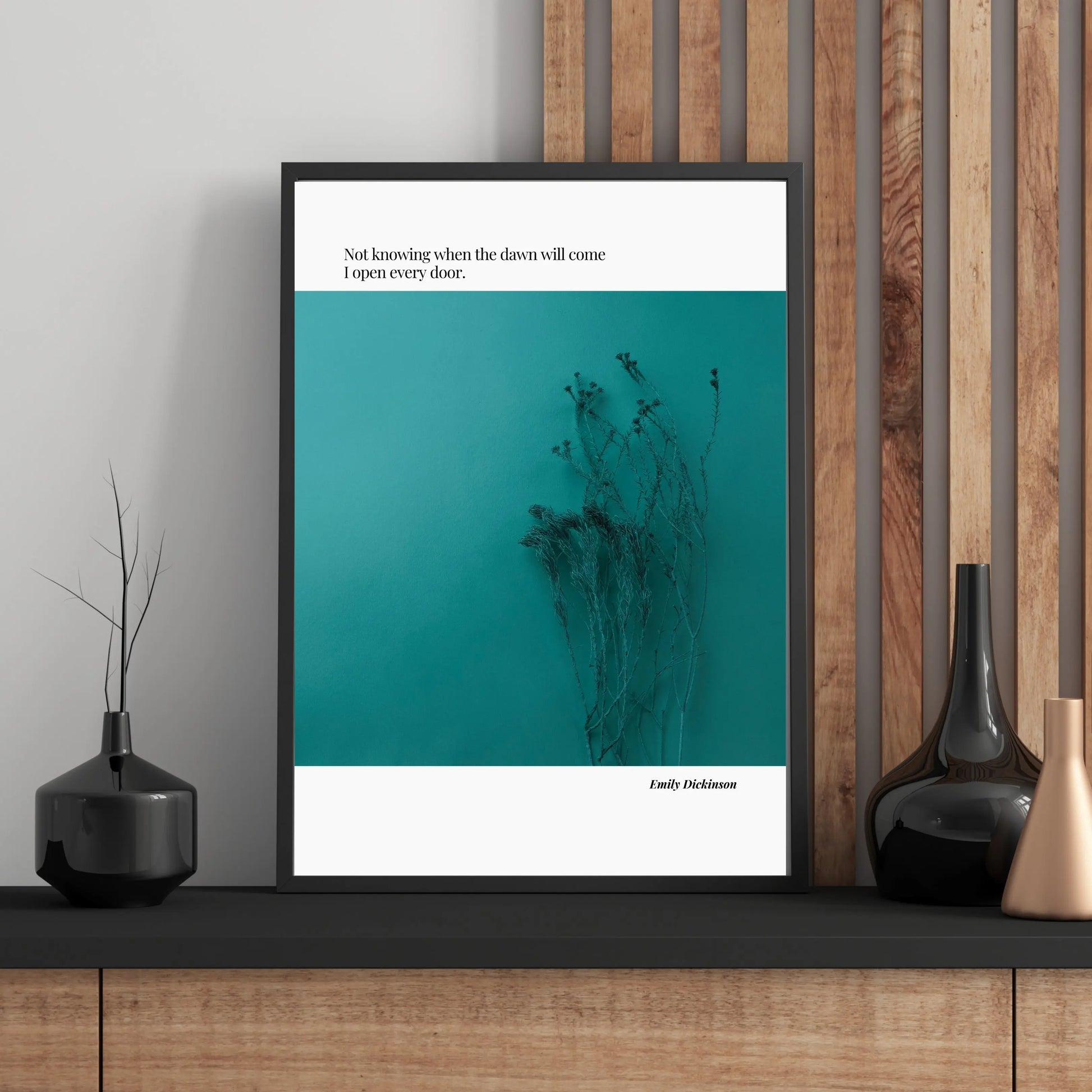 Emily Dickinson Quote Poster  Print Material INK & FRAME STUDIO