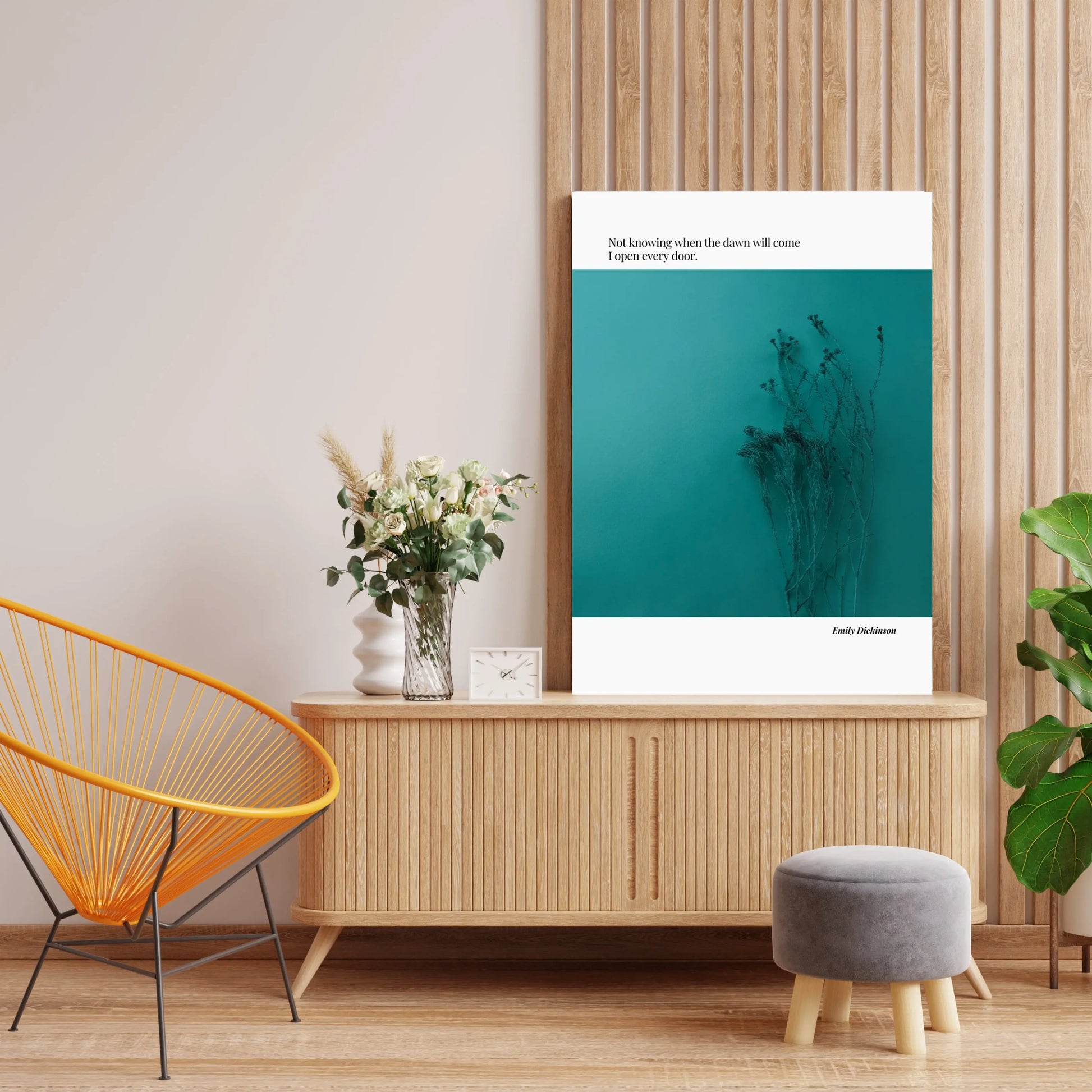 Emily Dickinson Quote Poster  Print Material INK & FRAME STUDIO