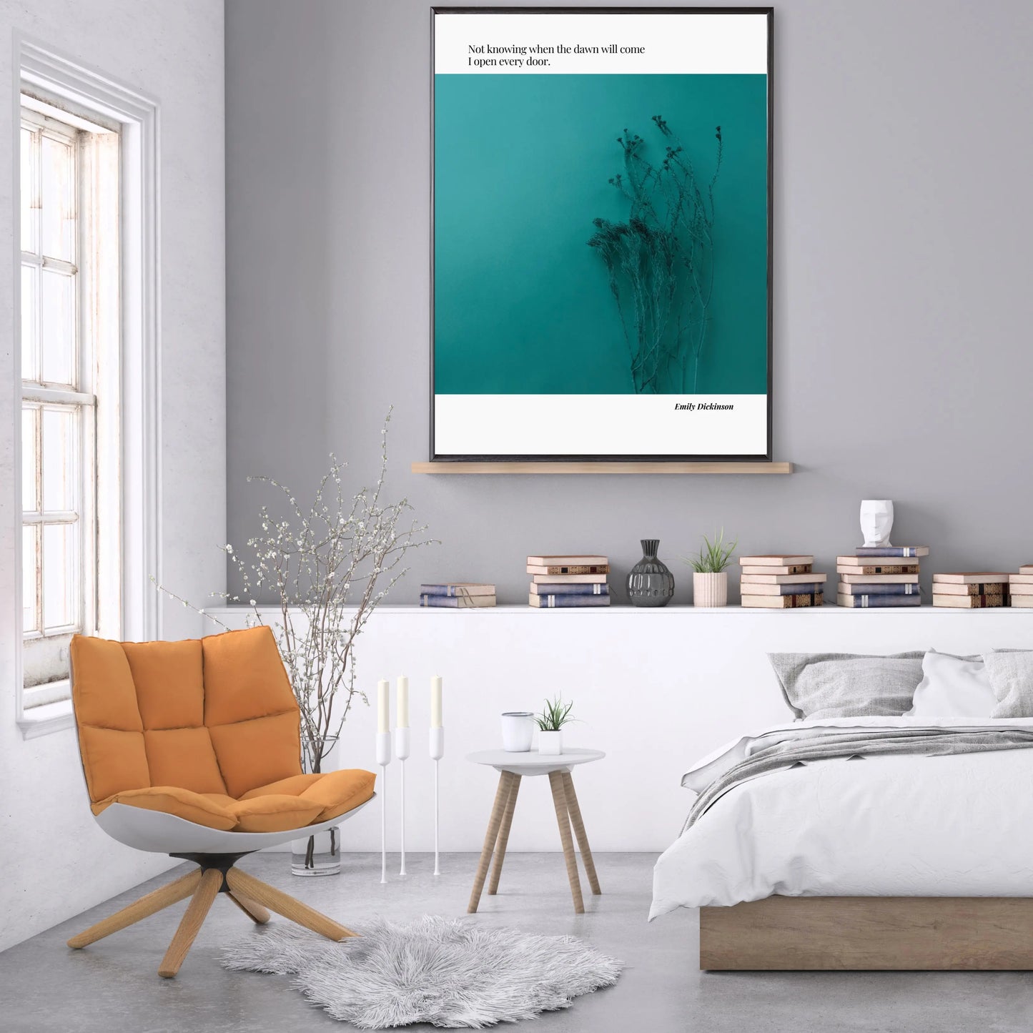 Emily Dickinson Quote Poster  Print Material INK & FRAME STUDIO