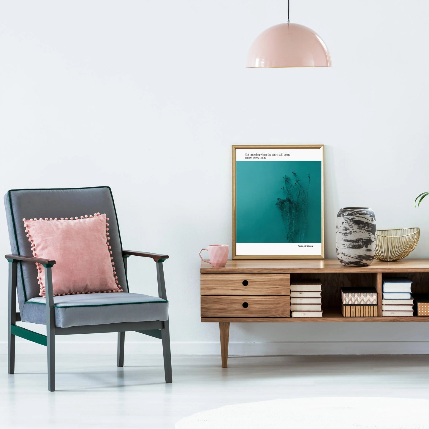 Emily Dickinson Quote Poster  Print Material INK & FRAME STUDIO