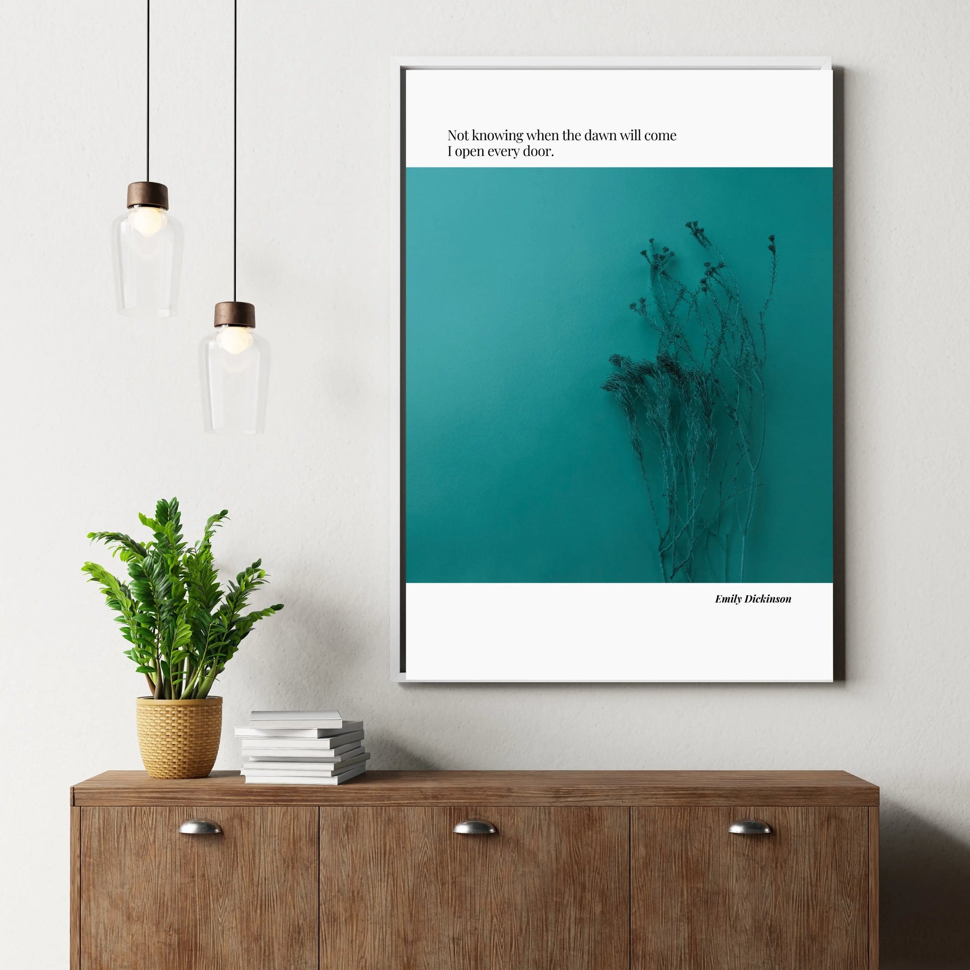 Emily Dickinson Quote Poster  Print Material INK & FRAME STUDIO