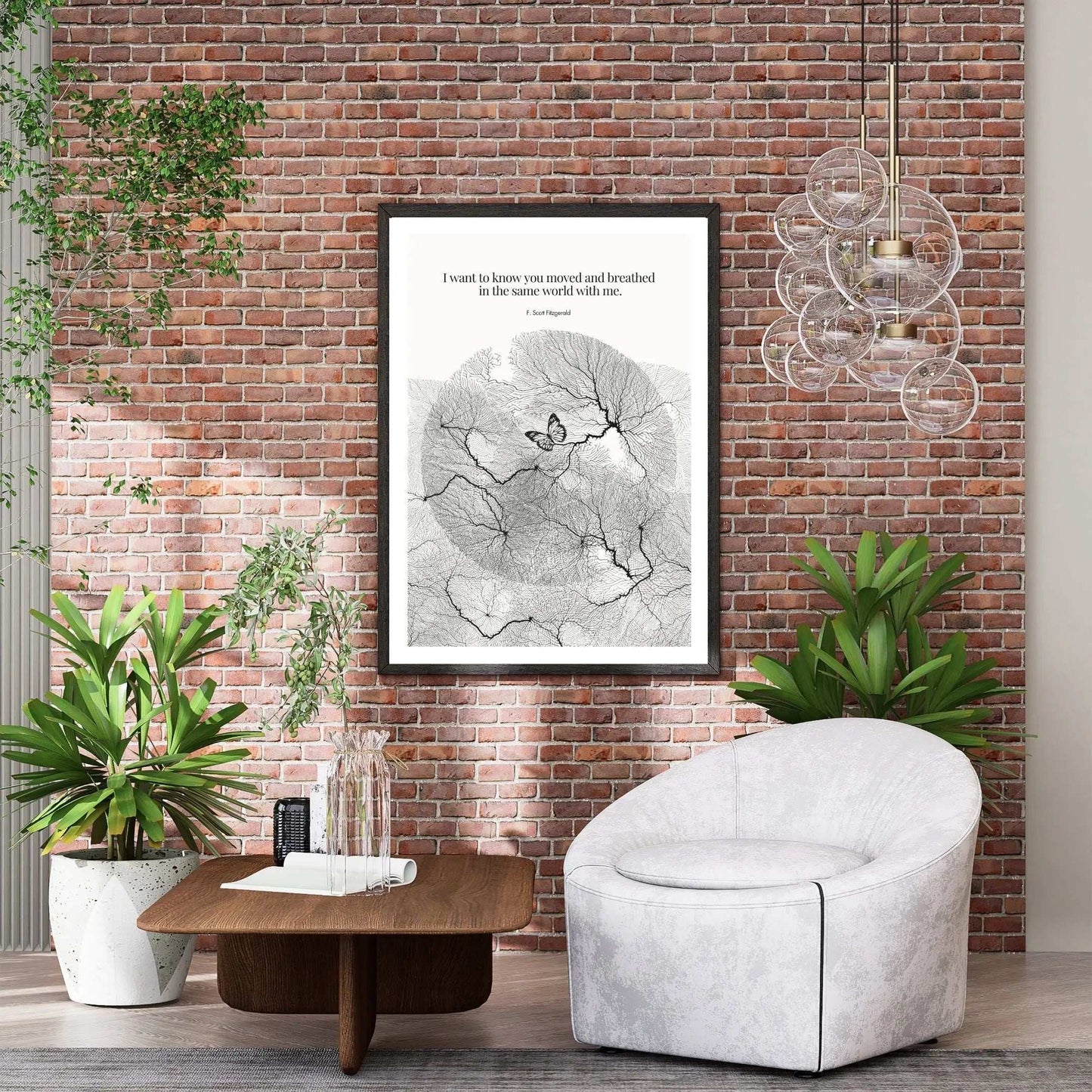 F. Scott Fitzgerald Quote Poster Art Print - INK & FRAME STUDIO