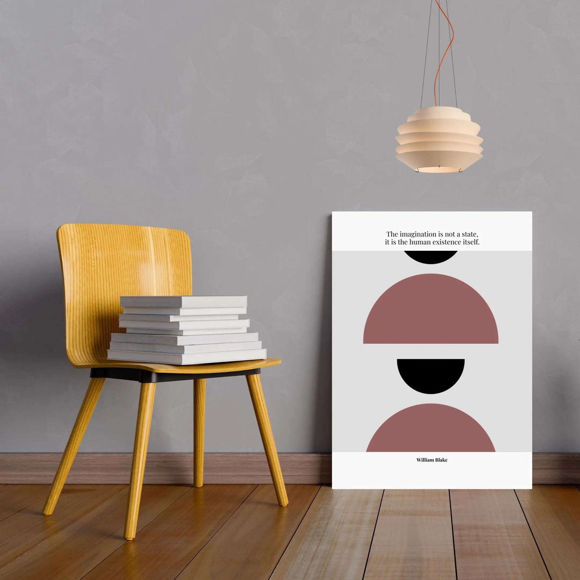 William Blake Quote Poster – “The Imagination Is Not a State” | Minimalist Literary Wall Art - INK & FRAME STUDIO