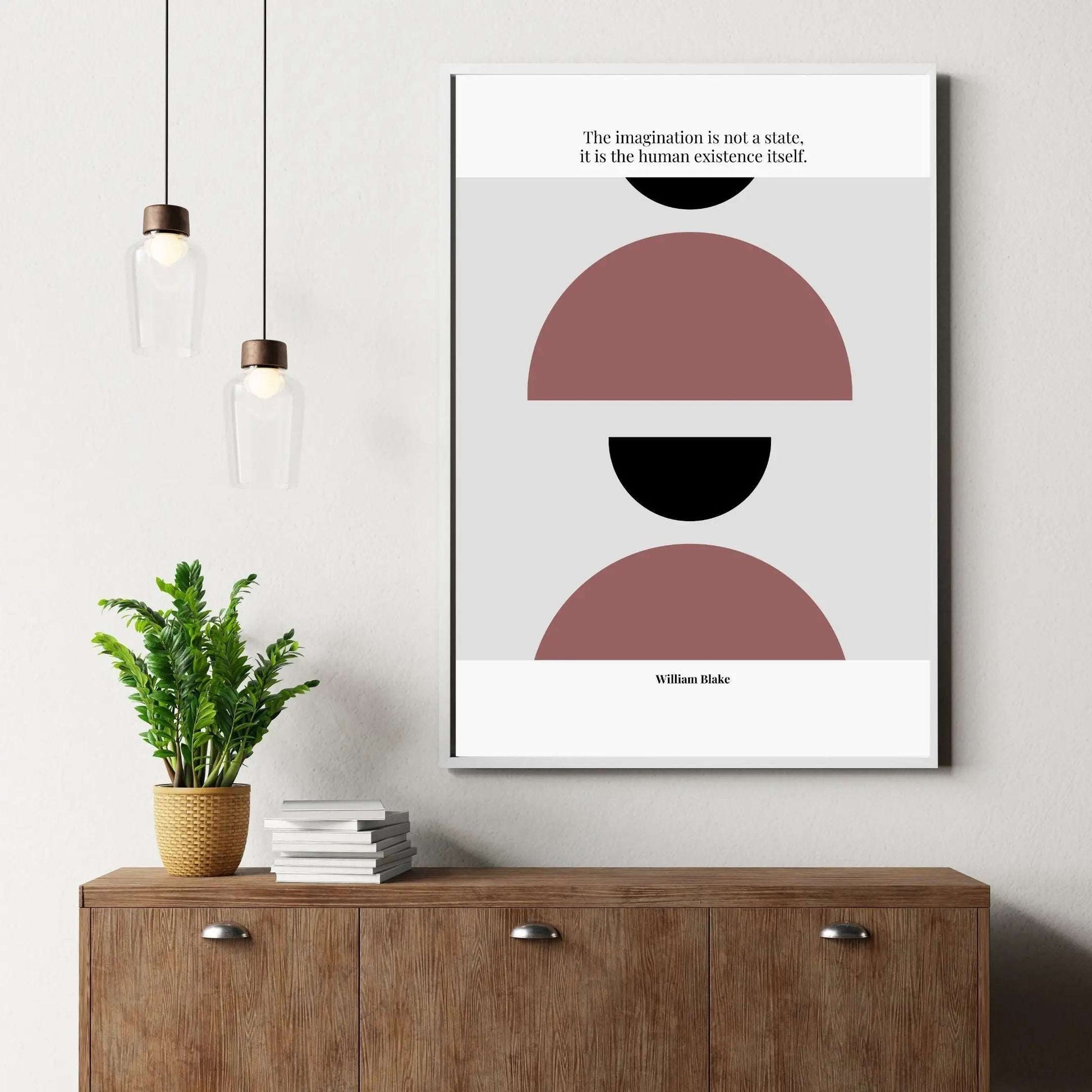 William Blake Quote Poster – “The Imagination Is Not a State” | Minimalist Literary Wall Art - INK & FRAME STUDIO