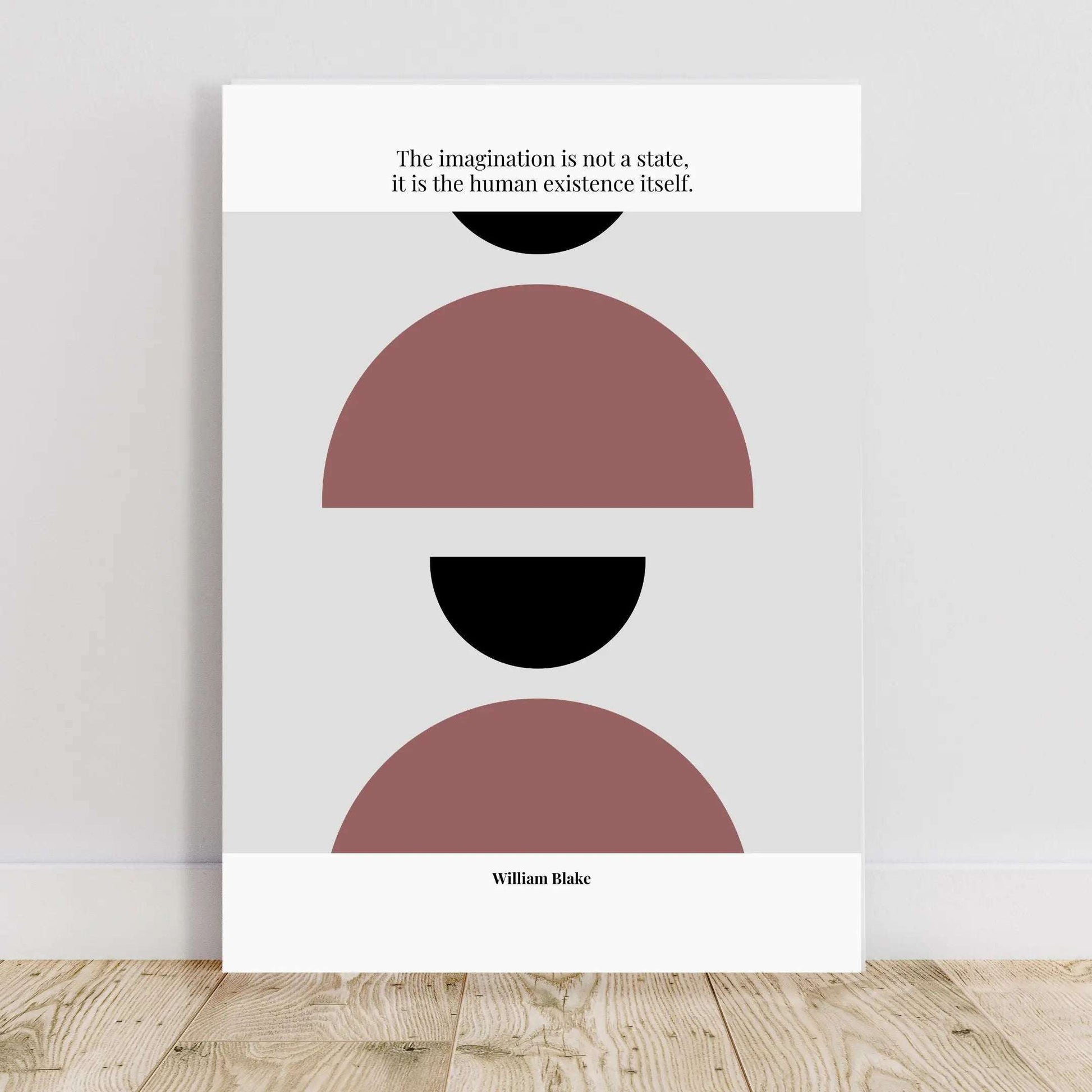 William Blake Quote Poster – “The Imagination Is Not a State” | Minimalist Literary Wall Art - INK & FRAME STUDIO