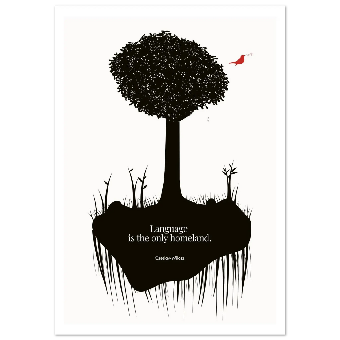 Czesław Miłosz quote | Modern Wall Art - INK & FRAME STUDIO