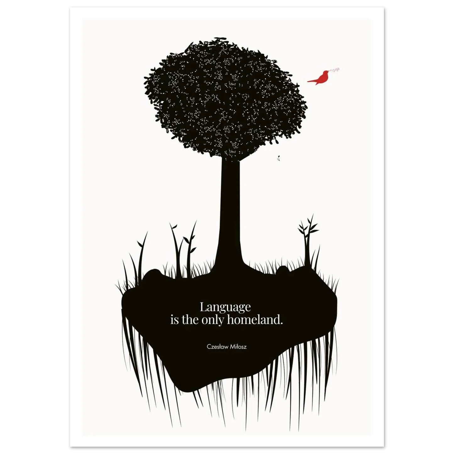 Czesław Miłosz quote | Modern Wall Art - INK & FRAME STUDIO