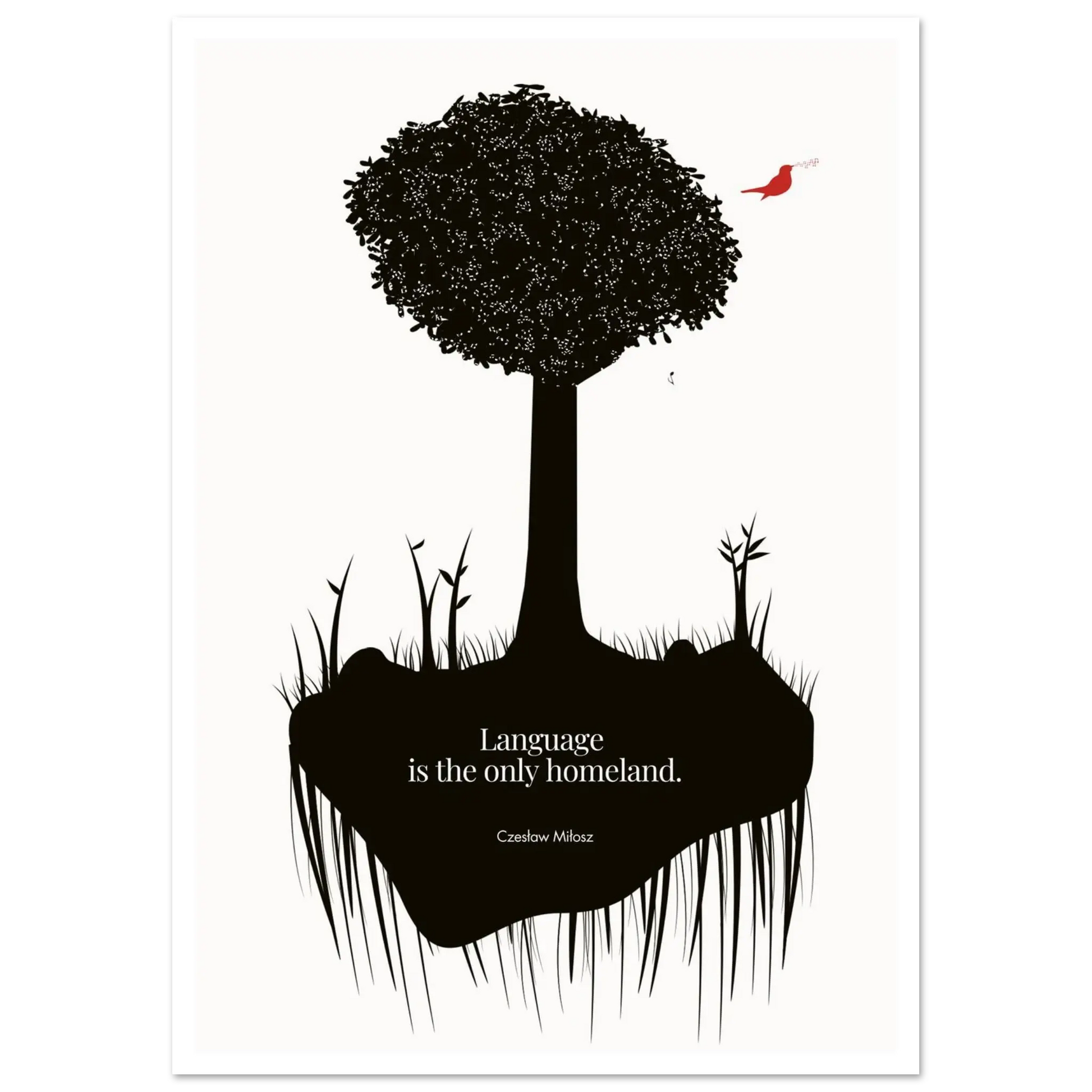 Czesław Miłosz quote | Modern Wall Art - INK & FRAME STUDIO