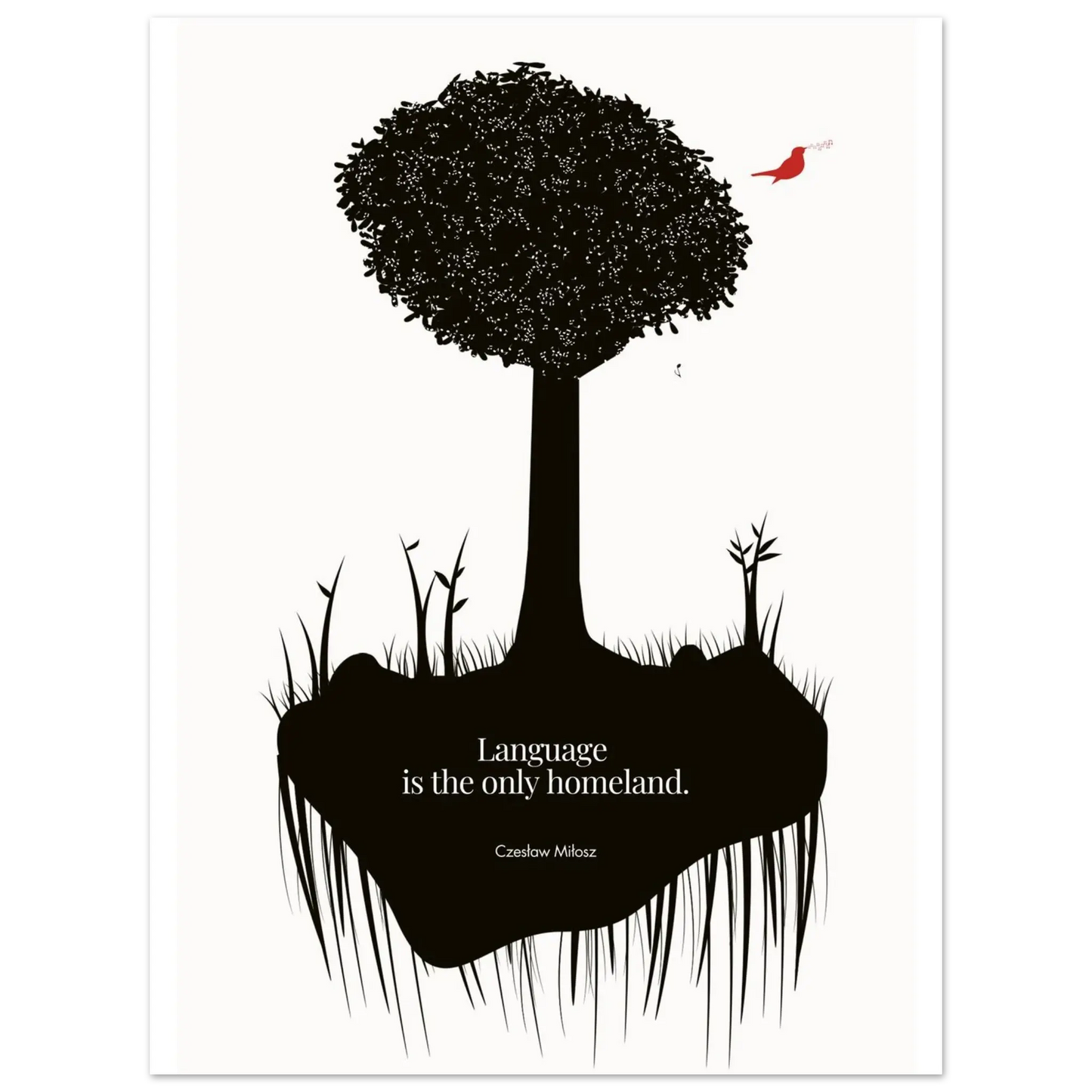 Czesław Miłosz quote | Modern Wall Art - INK & FRAME STUDIO