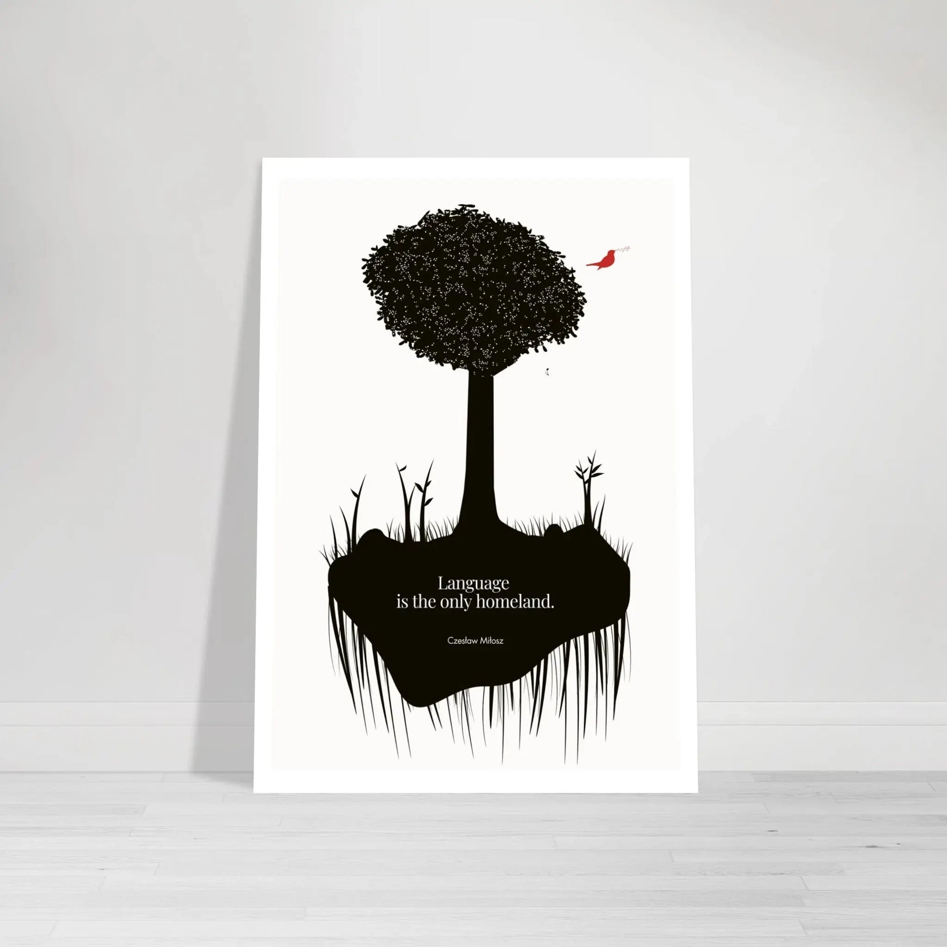 Czesław Miłosz quote | Modern Wall Art - INK & FRAME STUDIO