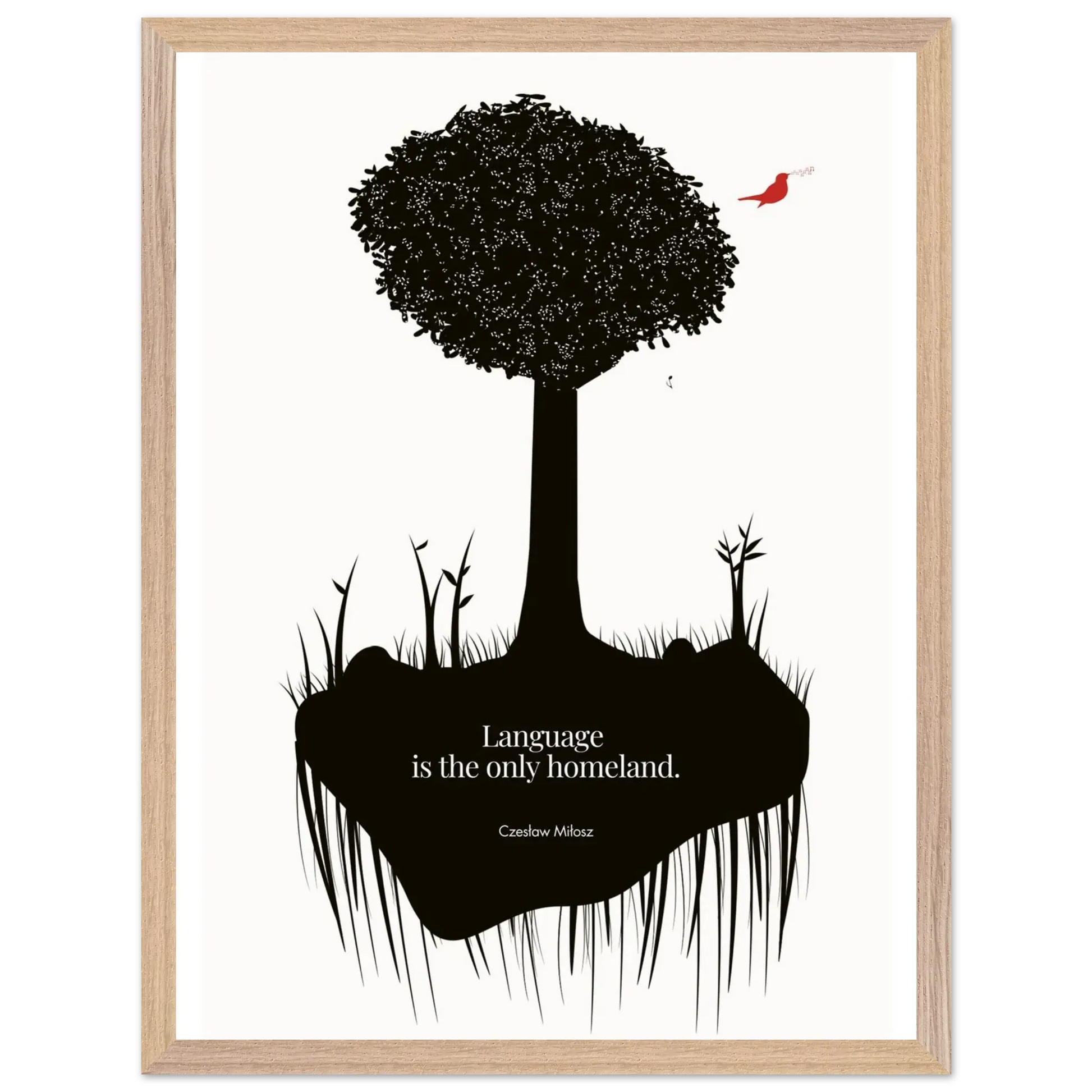 Czesław Miłosz quote | Modern Wall Art - INK & FRAME STUDIO