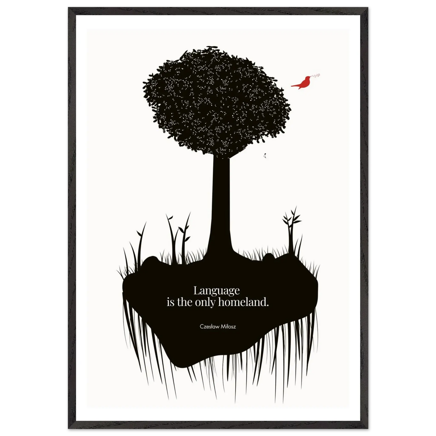 Czesław Miłosz quote | Modern Wall Art - INK & FRAME STUDIO