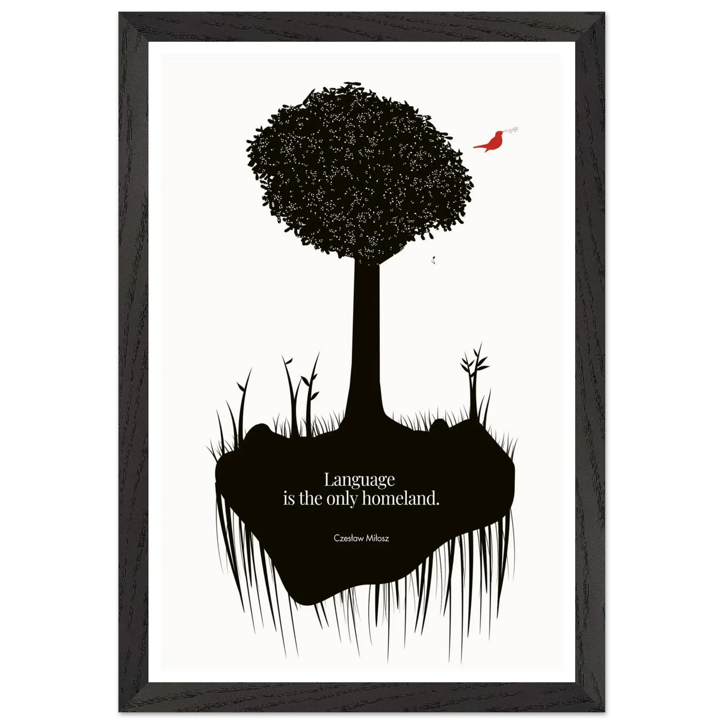 Czesław Miłosz quote | Modern Wall Art - INK & FRAME STUDIO