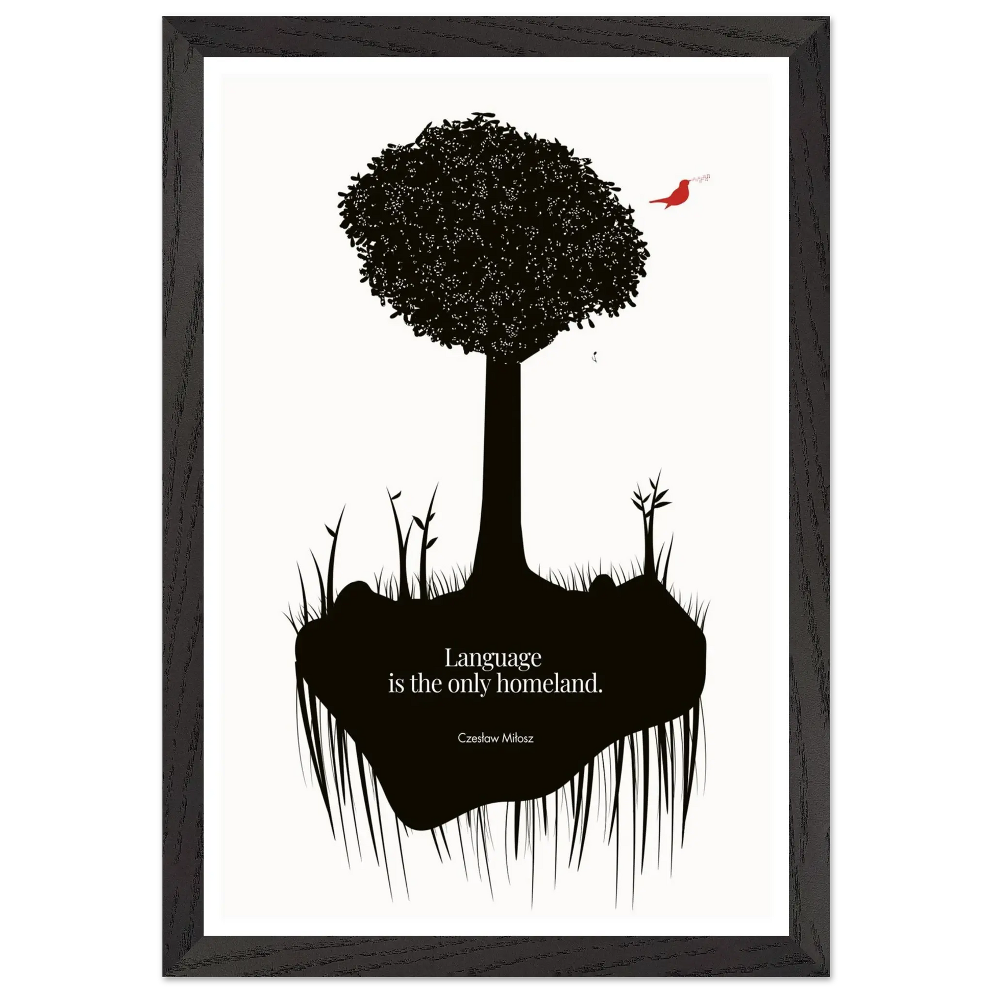 Czesław Miłosz quote | Modern Wall Art - INK & FRAME STUDIO