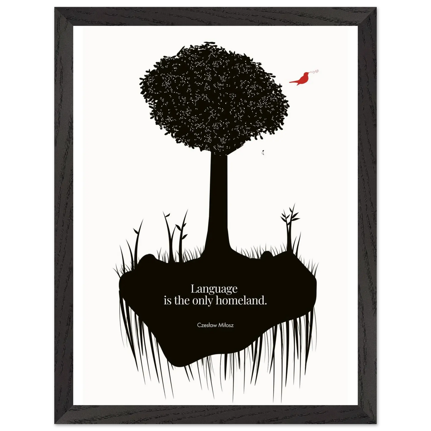 Czesław Miłosz quote | Modern Wall Art - INK & FRAME STUDIO