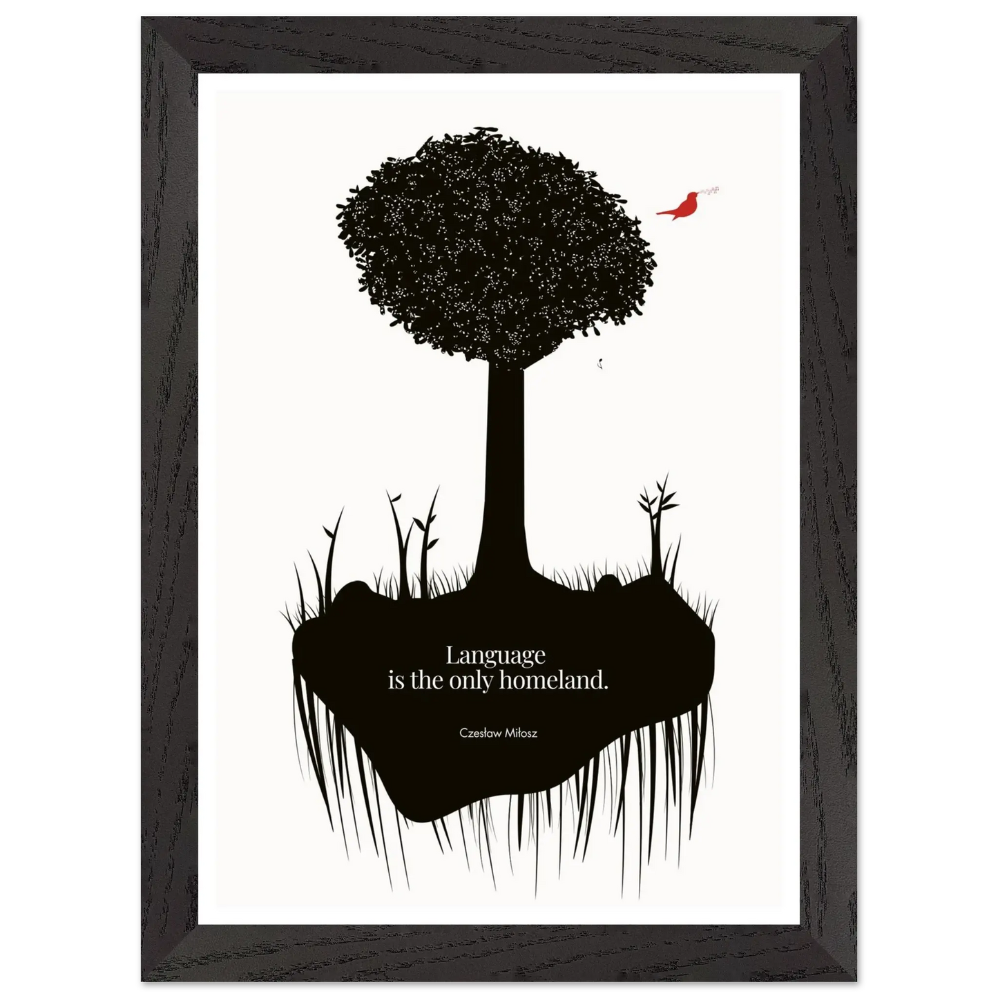 Czesław Miłosz quote | Modern Wall Art - INK & FRAME STUDIO